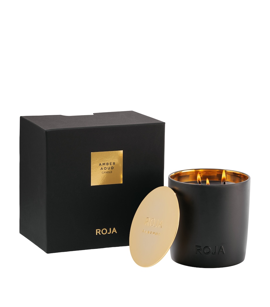 Amber Aoud 2-Wick Candle (1kg) NO COLOUR Image 2