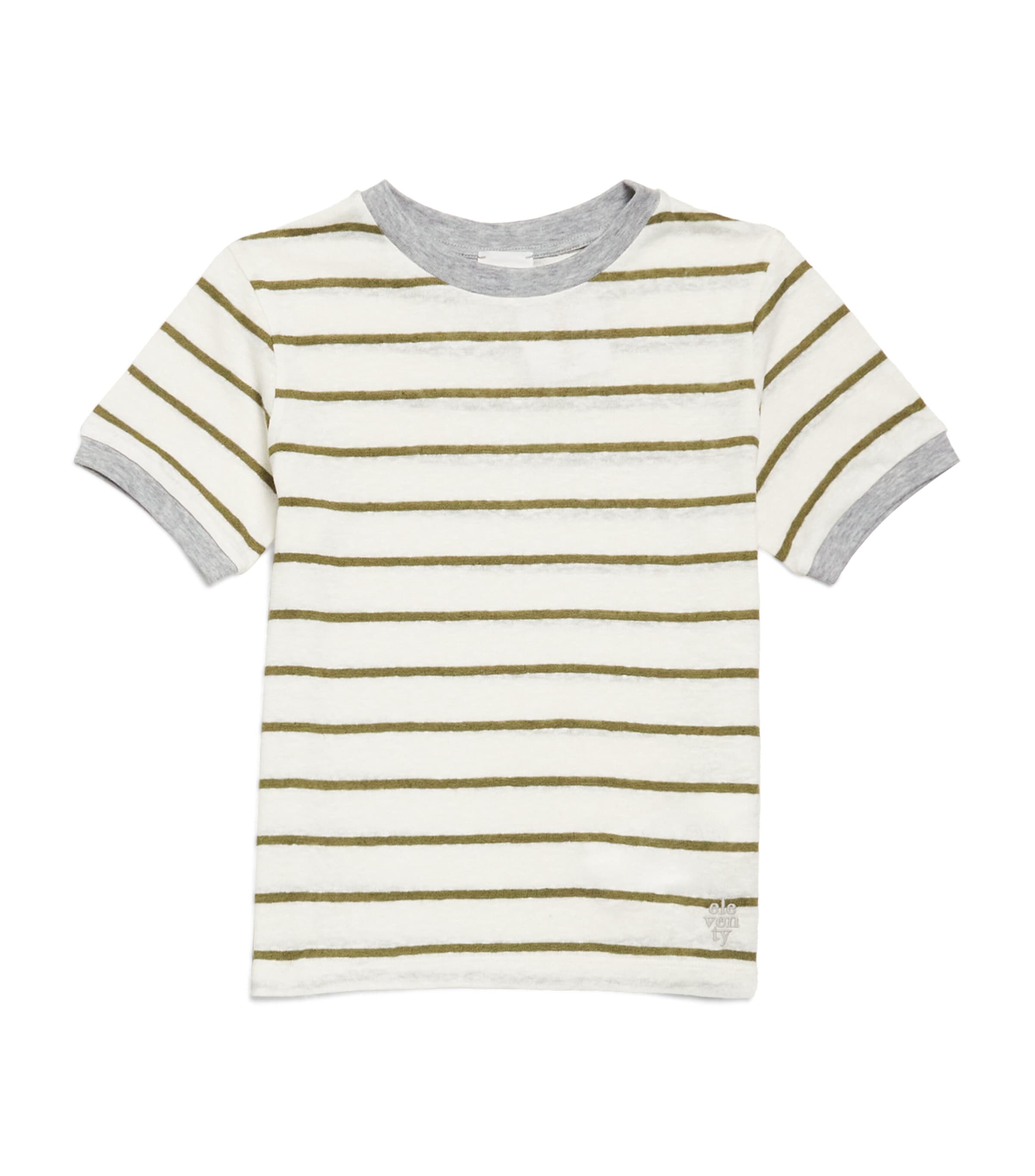 Cotton Stripe T-Shirt (2-16 Years) 100VE Image 1