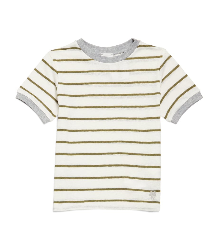 Cotton Stripe T-Shirt (2-16 Years) 100VE Image 1
