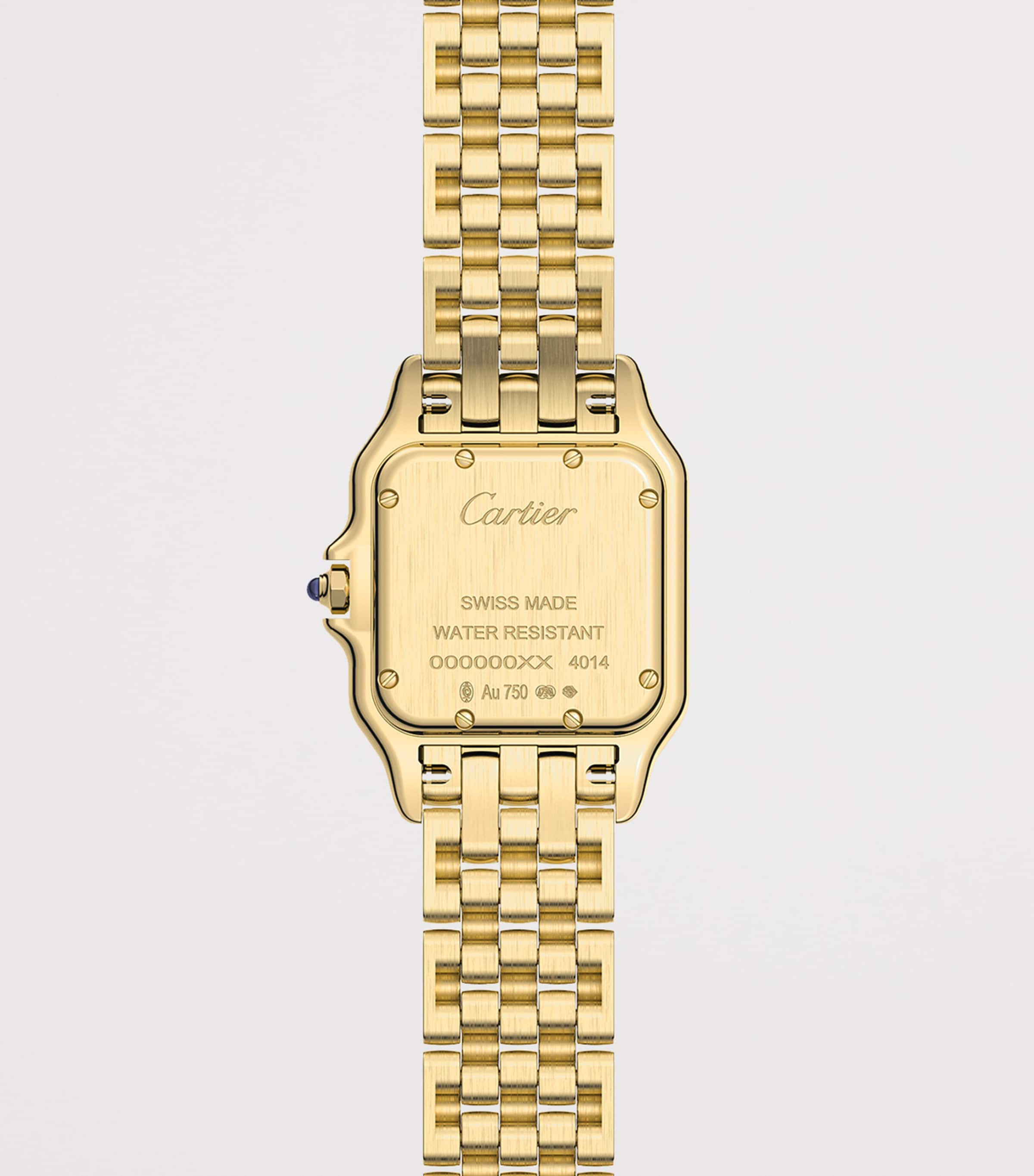 Medium Yellow Gold Panthère de Cartier Watch 27mm SILVERED Image 2