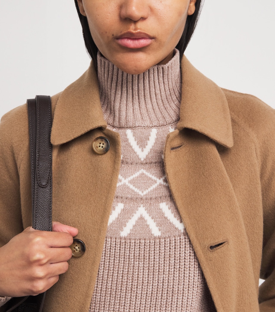 Fair Isle Marcie Sweater LIGHT TAUPE MARL Image 6