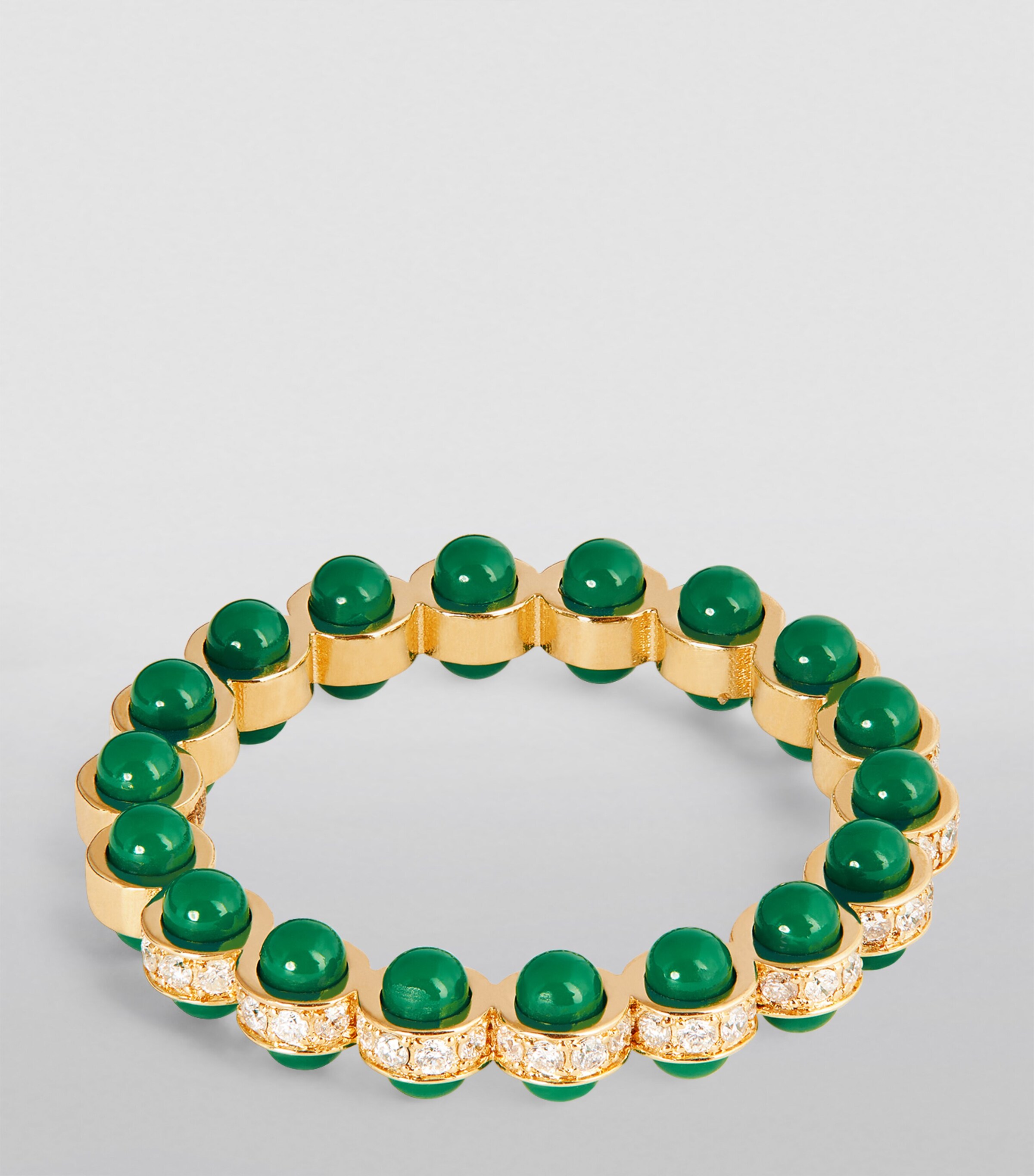 L'ATELIER NAWBAR Yellow Gold, Diamond and Enamel The Chlorine Ring Yellow Gold Image 3
