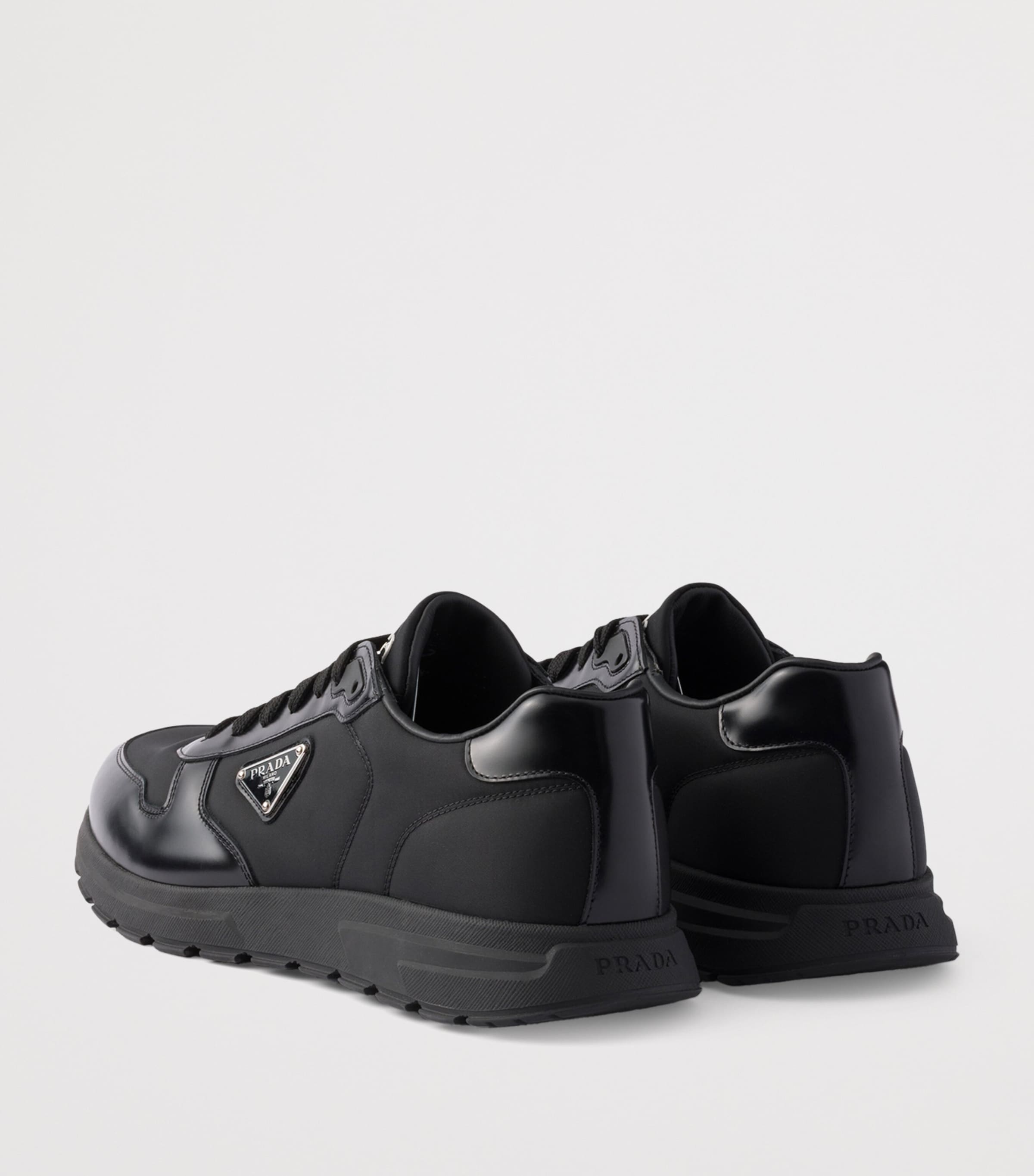 Re-Nylon and Leather Prax 01 Sneakers F0002 Image 4