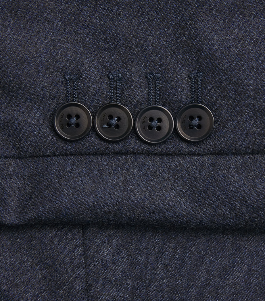 Pal Zileri Mens Wool Vincenza Blazer Blue Image 6