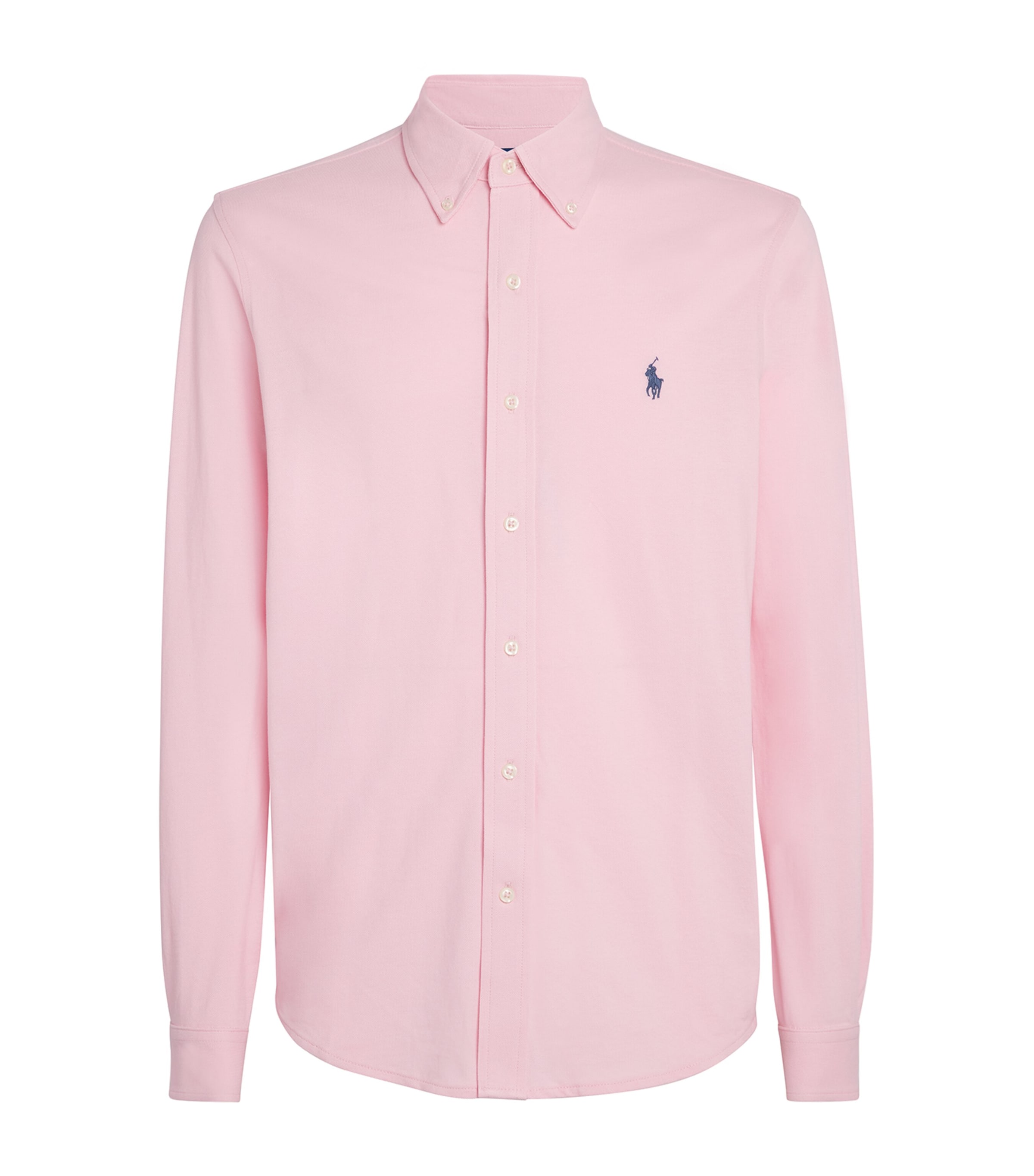 Shop Polo Ralph Lauren Cotton Featherweight Mesh Shirt In Pink