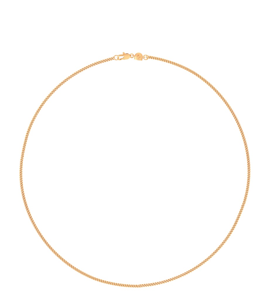 Gold-Plated Curb Chain Necklace GOLD Image 1