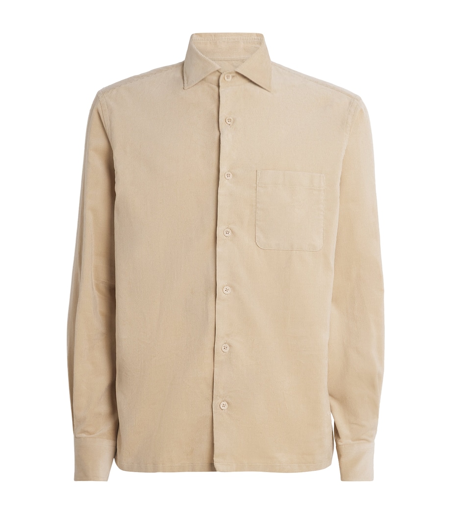 Cotton Corduroy Shirt BEIGE Image 1