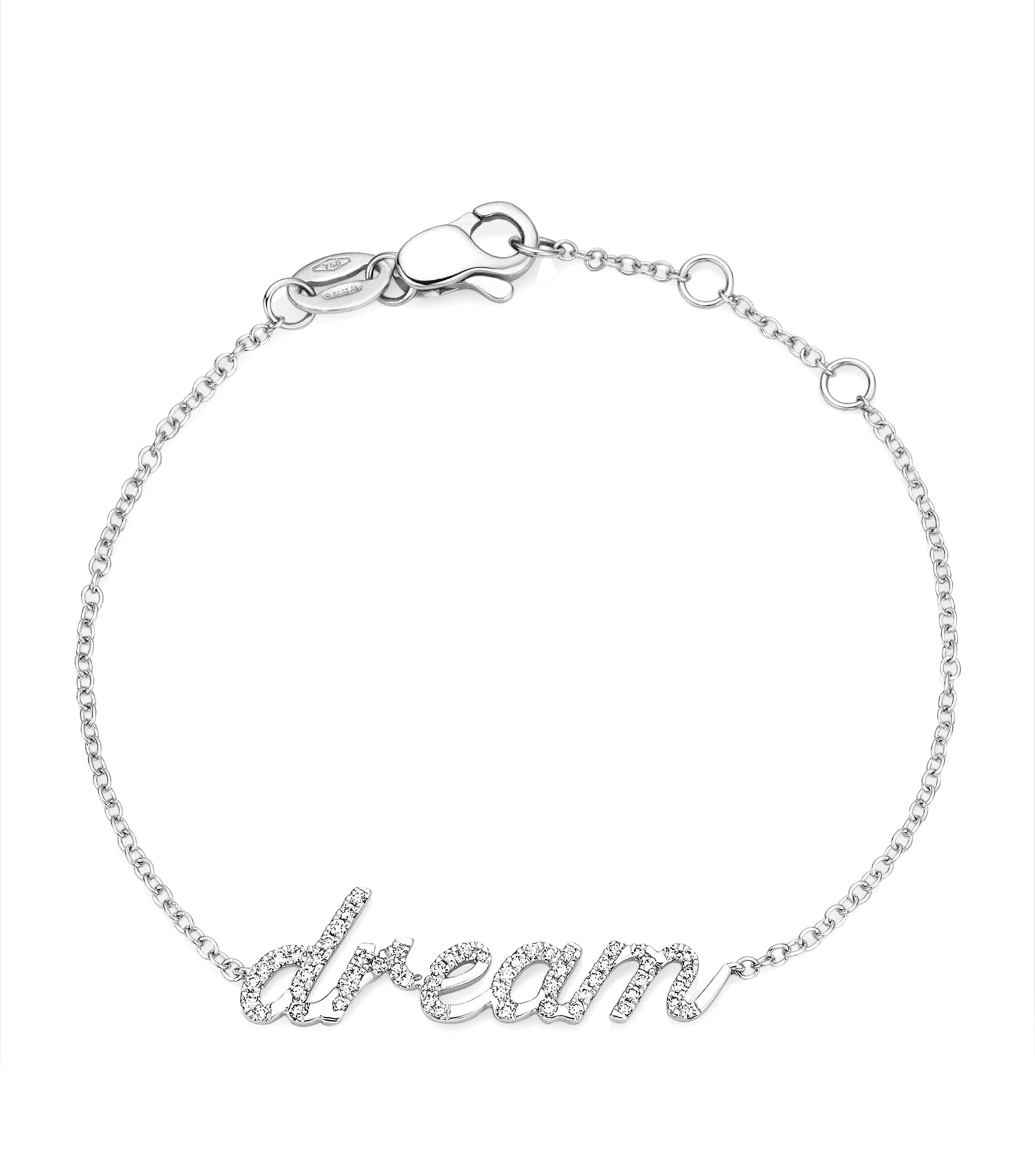 White Gold and Diamond Dreams Bracelet WHITE Image 1