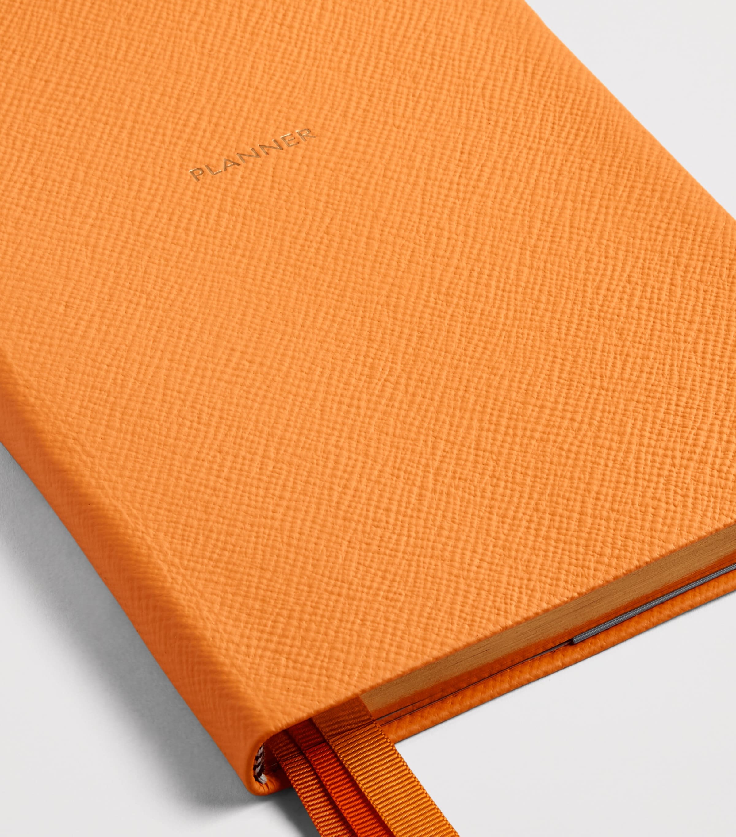 Leather Soho Planner L ORANGE Image 5