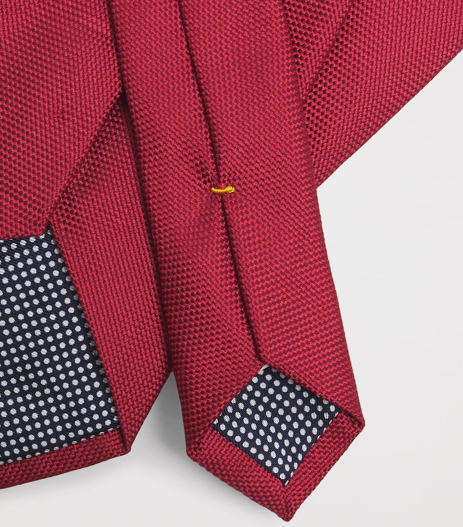 Silk Tie 58-RED Image 4