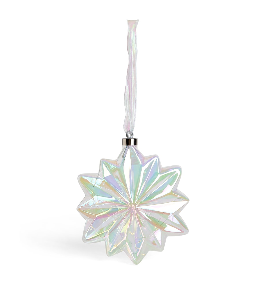 Extra Large Glass LED Bauble IRIS/WARM WHITE Image 1