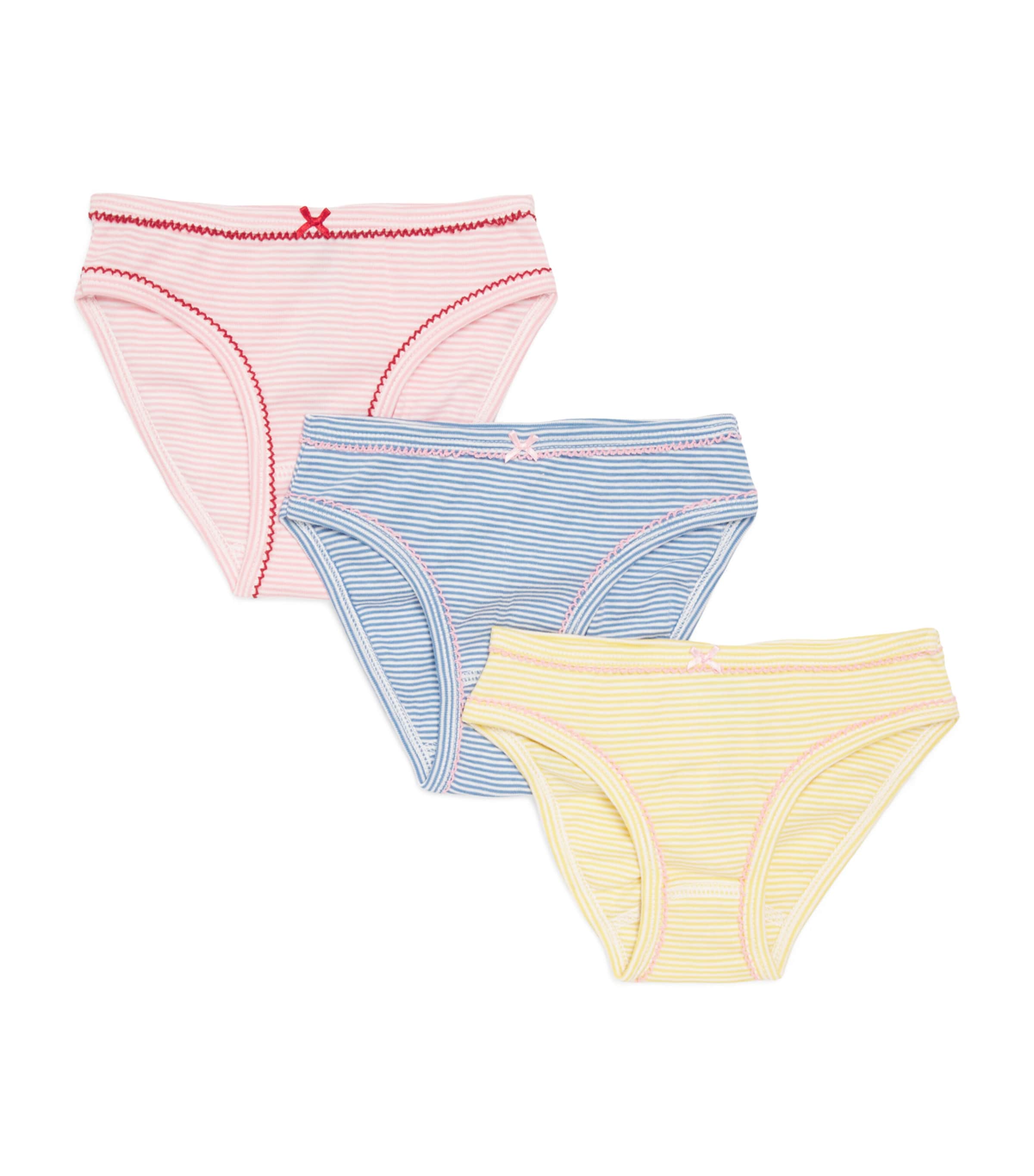 Petit Bateau Pack of 3 Stripe Briefs (6-12 Years) Image 1