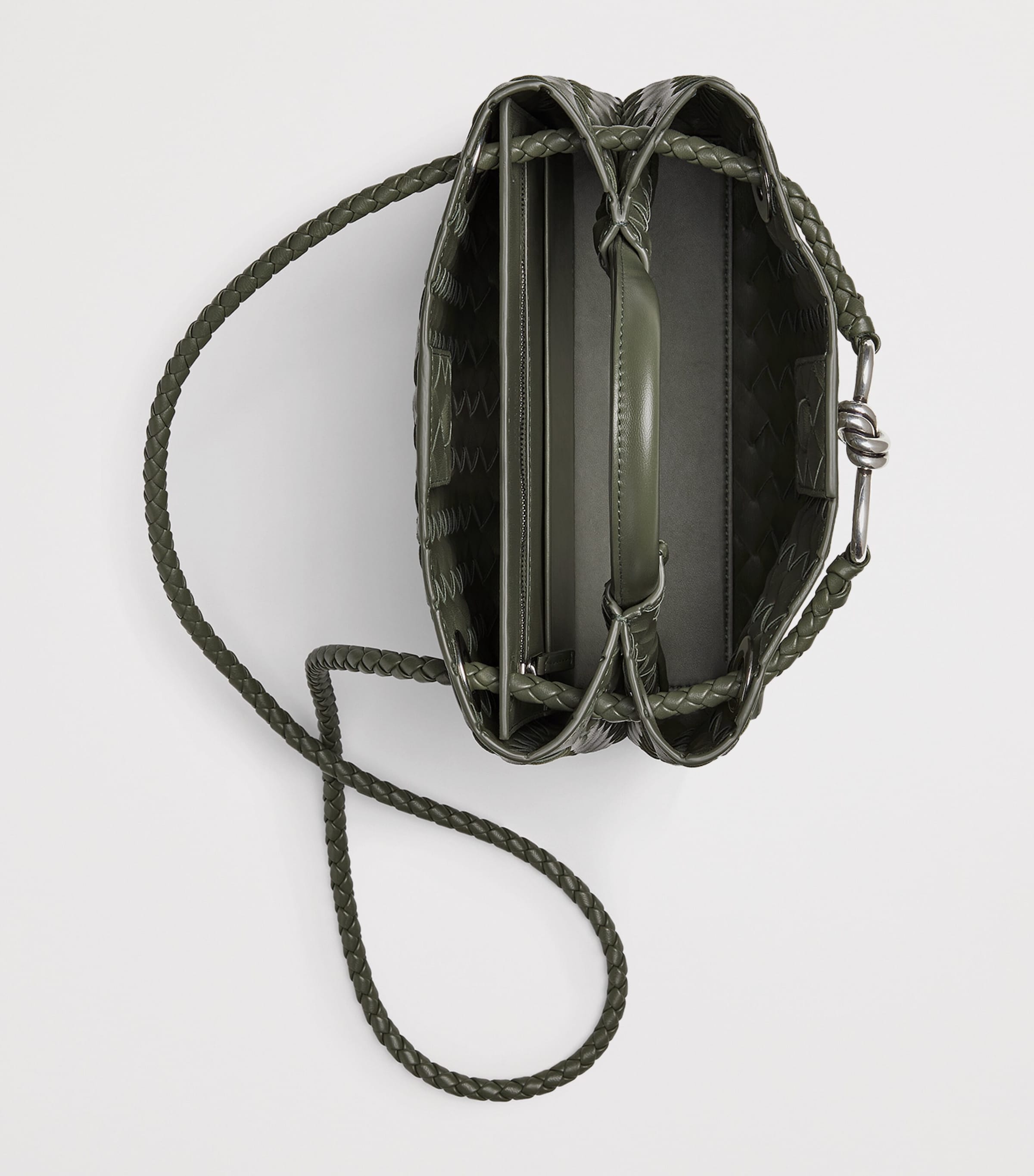 Small Leather Andiamo Top-Handle Bag 3297 Image 3