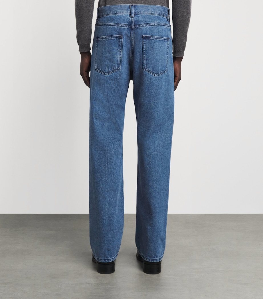 Gabriela Hearst Mens Rey Straight Jeans Uruguayan Blue Image 5