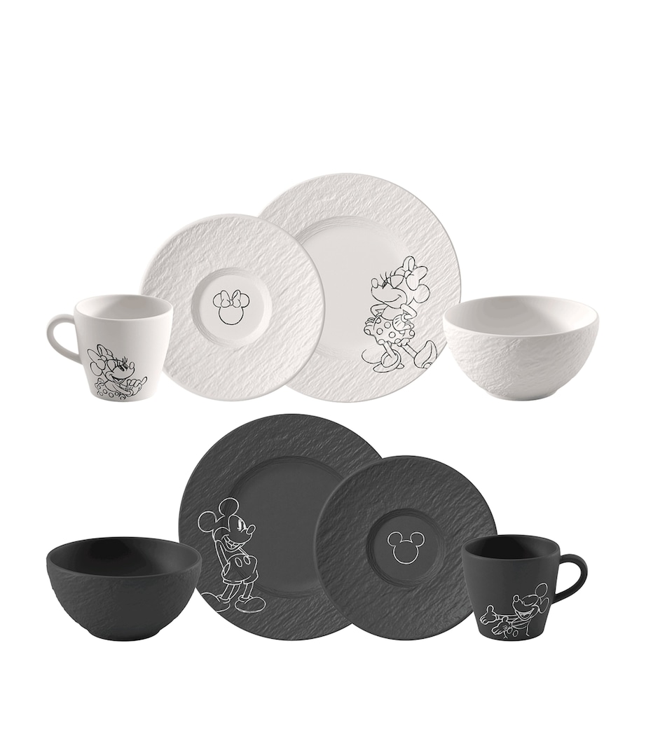 Villeroy & Boch x Mickey Mouse Manufacture Breakfast Set Black Image 1