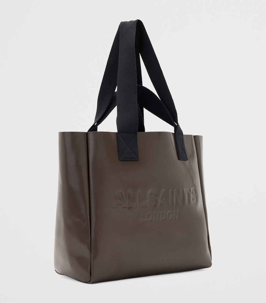 Leather Izzy Tote Bag FANGO BROWN Image 2