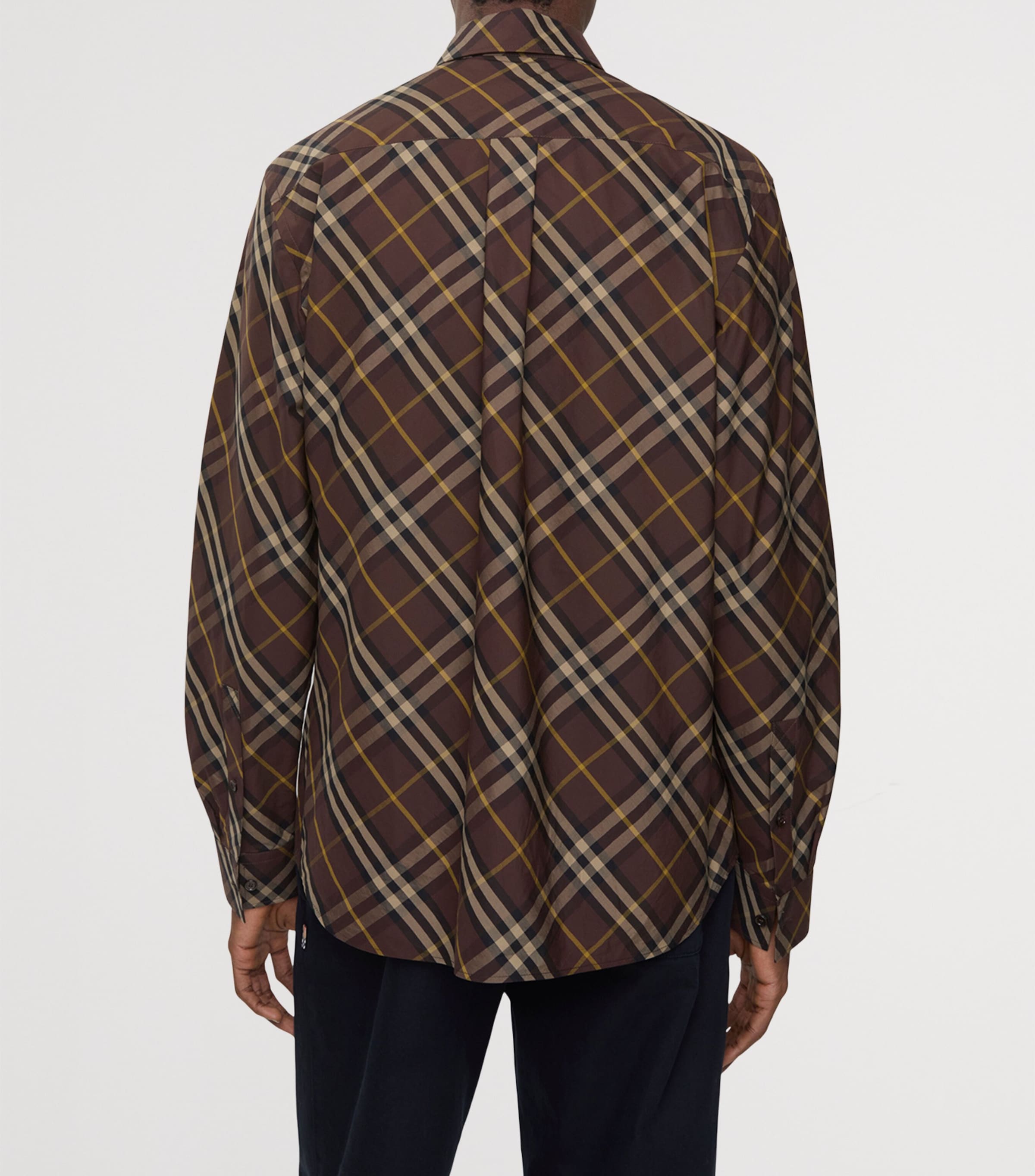 Cotton Check Shirt TRUFFLE IP CHECK Image 3