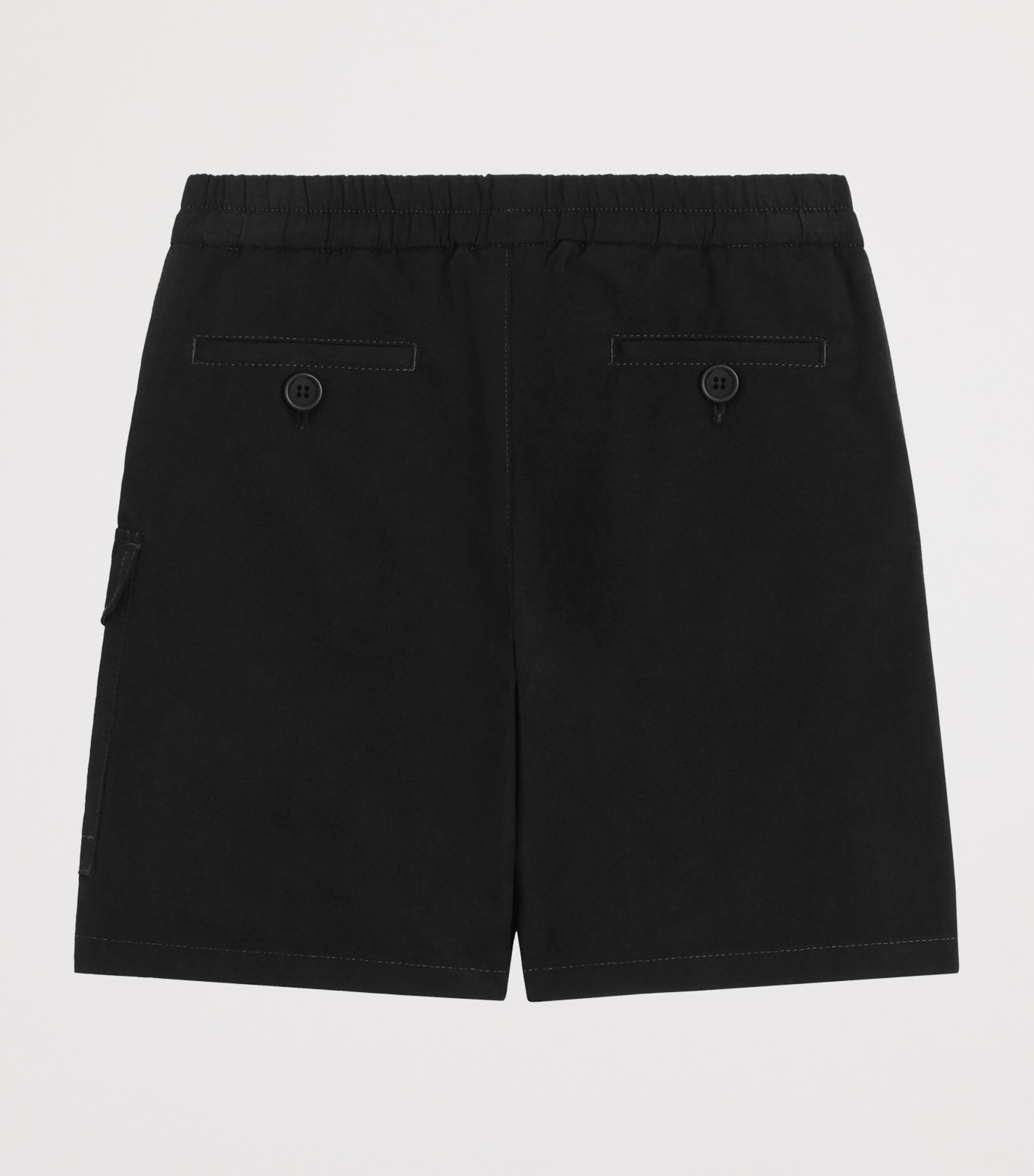 Dolce&Gabbana Kids Stretch-Cotton Drawstring Shorts (8-12+ Years) Black Image 2