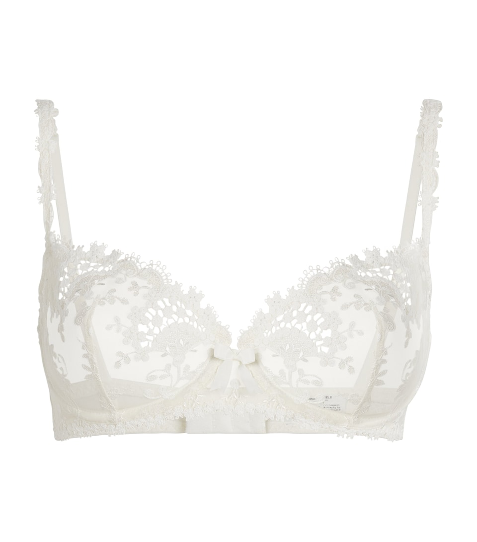Simone Perele Lace Wish Half-Cup Bra Natural