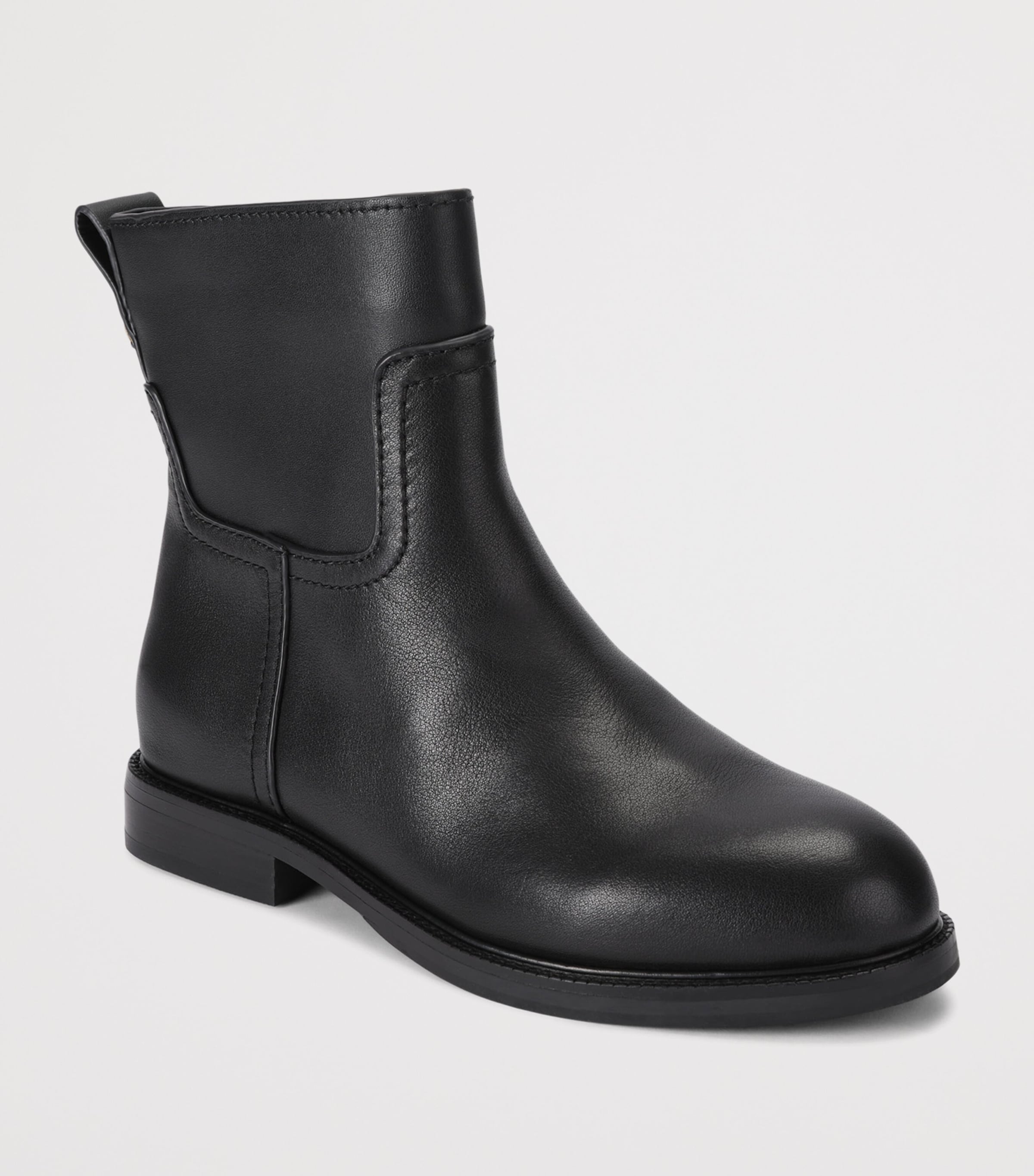 Kurt Geiger London Leather Sloane Ankle Boots Black Image 2