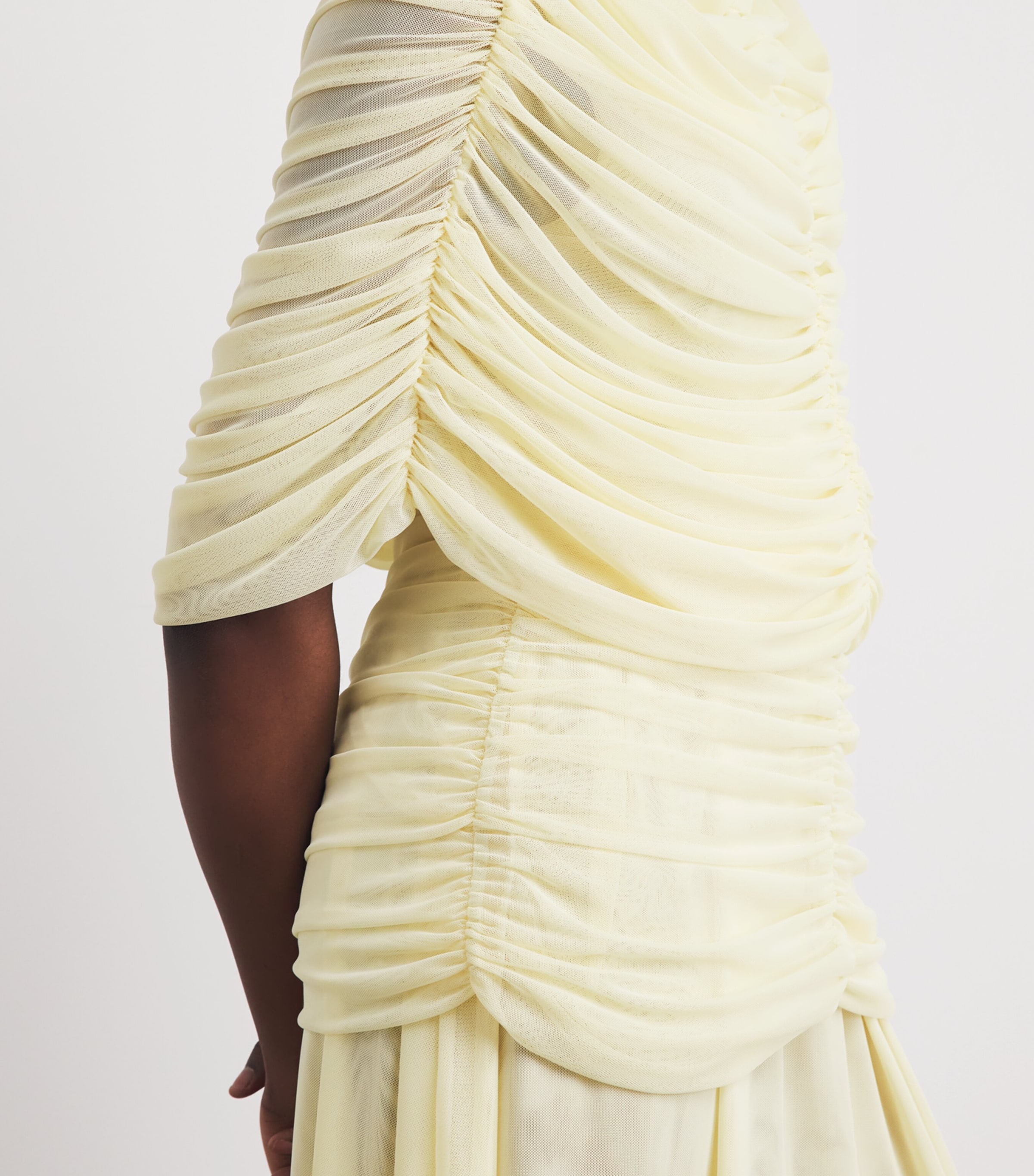 Voranida Womens Ruched Yasmina Maxi Dress Butter Image 3