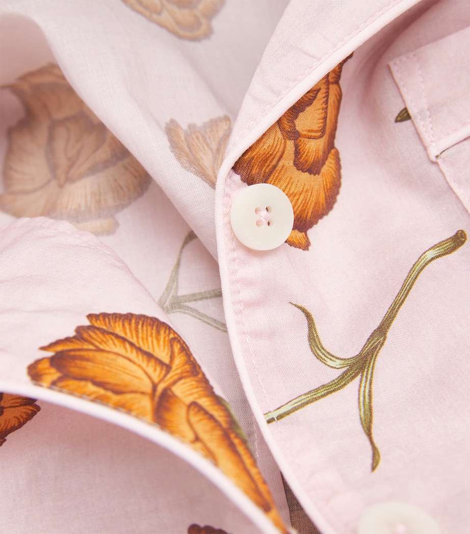 Cotton Carnations Pyjama Set PINK/ORANGE Image 5