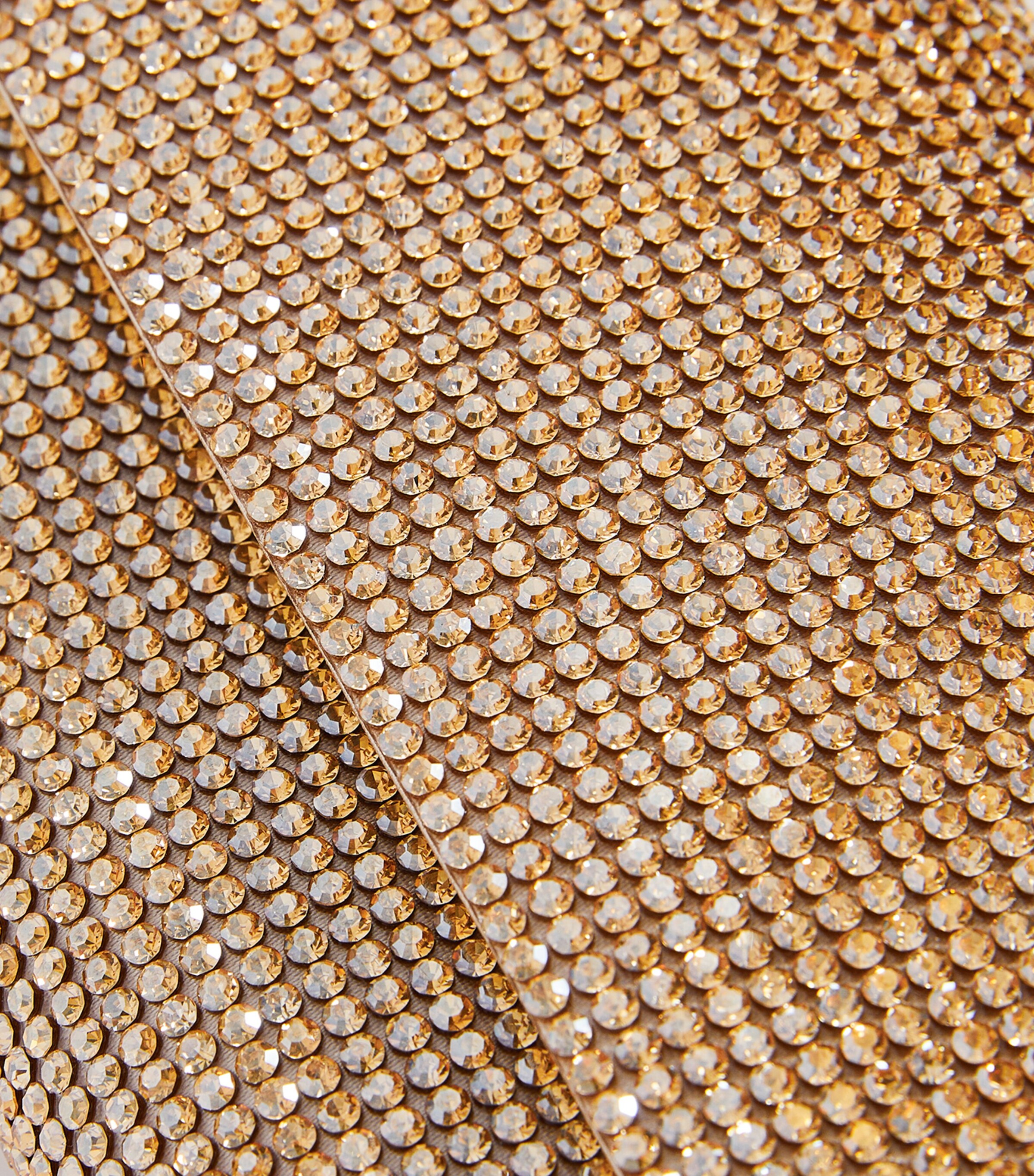 Satin Crystal-Embellished Perry Clutch Bag CPROS CHAMPAGNE Image 6