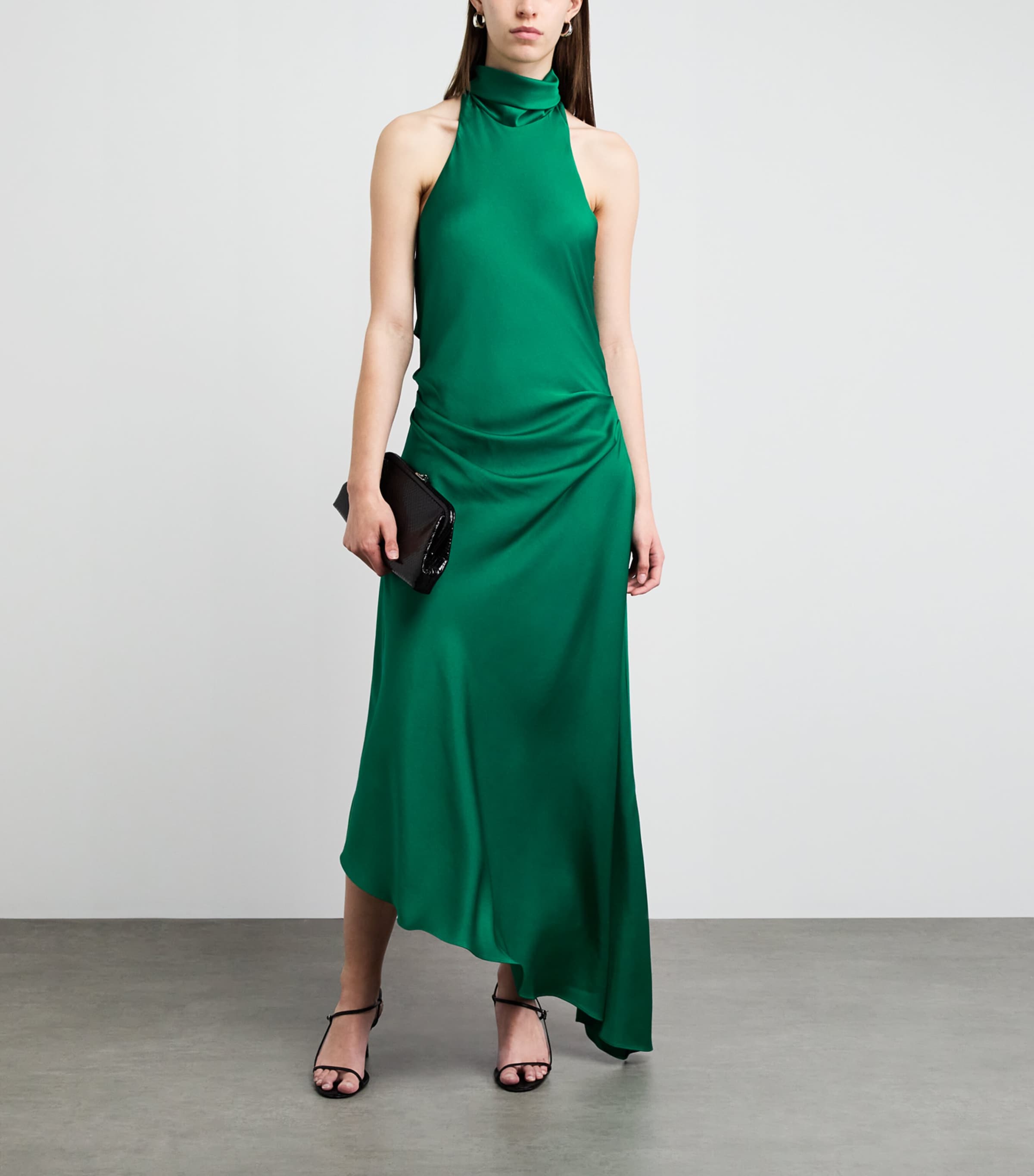 green emerald velvet dress Monica Green Mermaid Hem Sequin Prom Maxi Dress Mother of The Bride  Bridesmaid Dresses – fashionmallonline.com main image 0