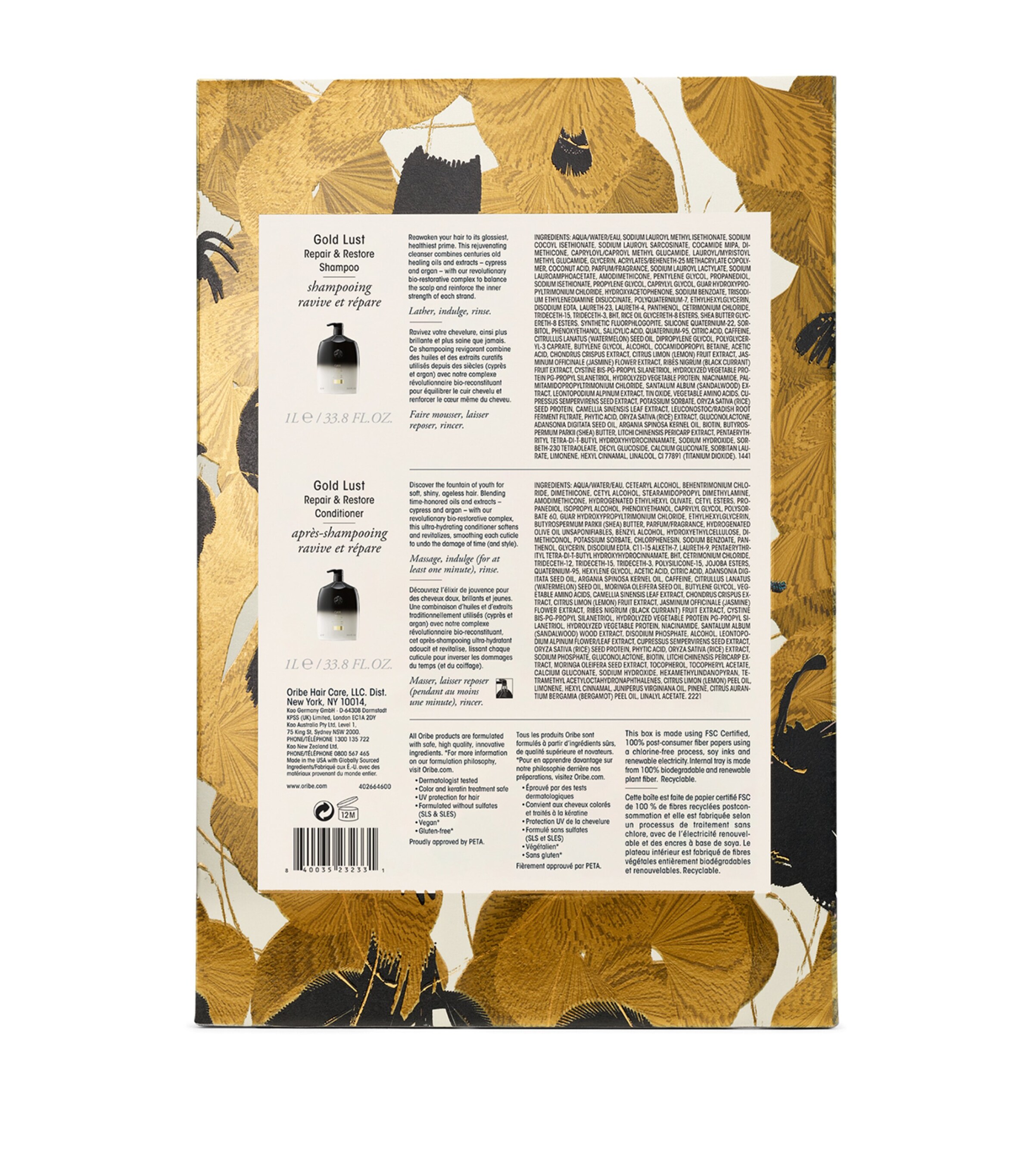 Oribe Gold Lust Shampoo and Conditioner Duo (Worth £343) Image 4