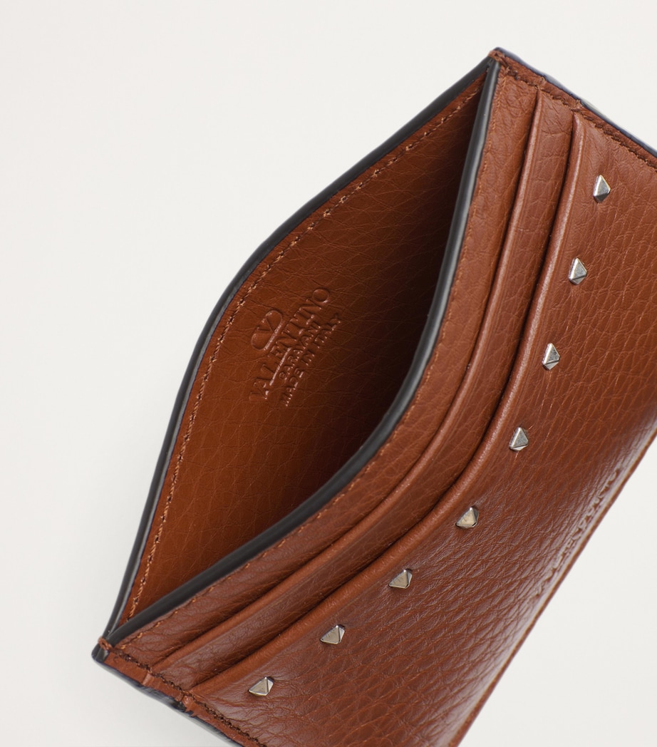 Leather VLogo Signature Card Holder HG5 Image 5