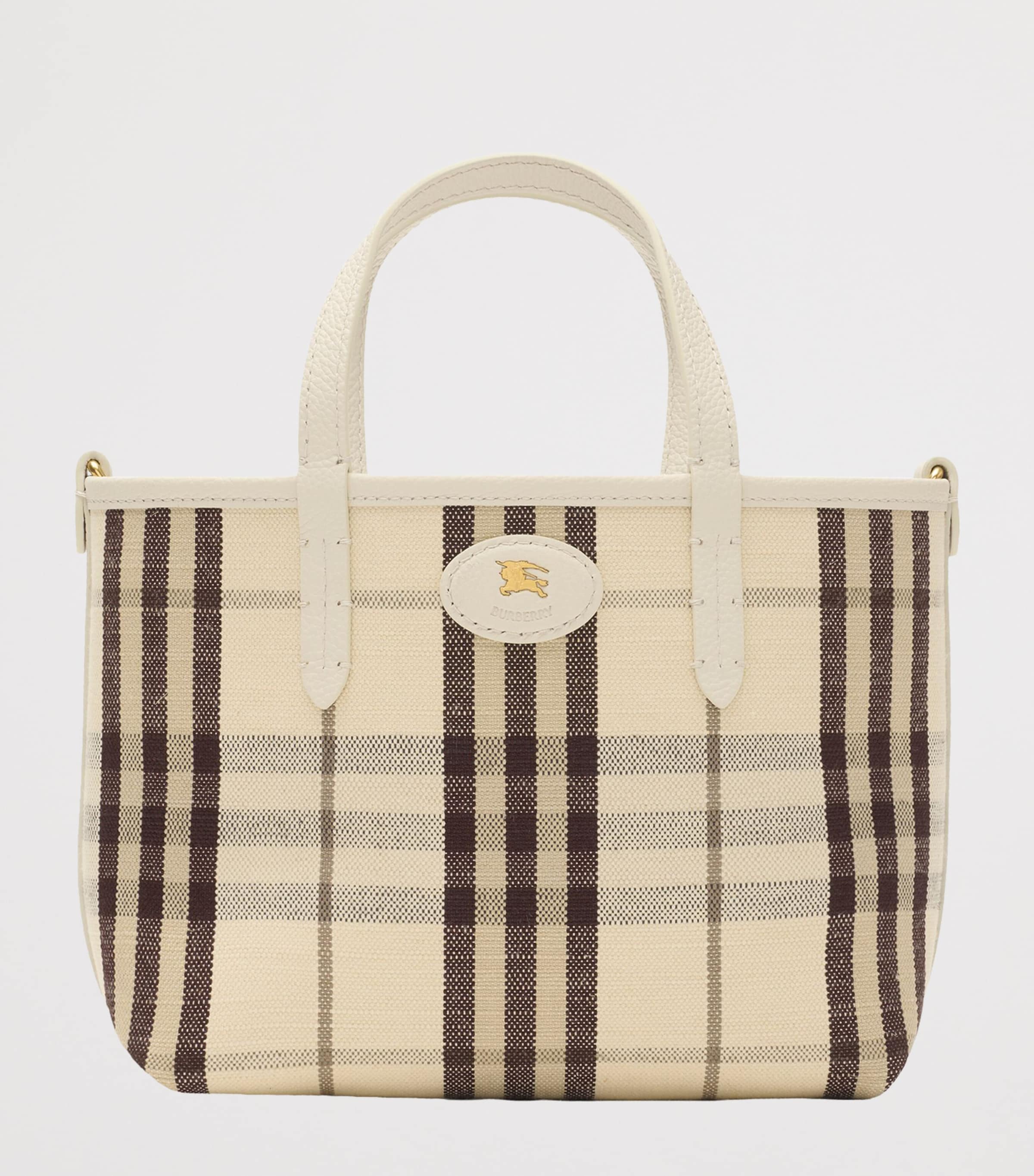 Mini Leather Reversible Bloomsbury Tote​ Bag SOAPLIGHT BEIGE Image 3