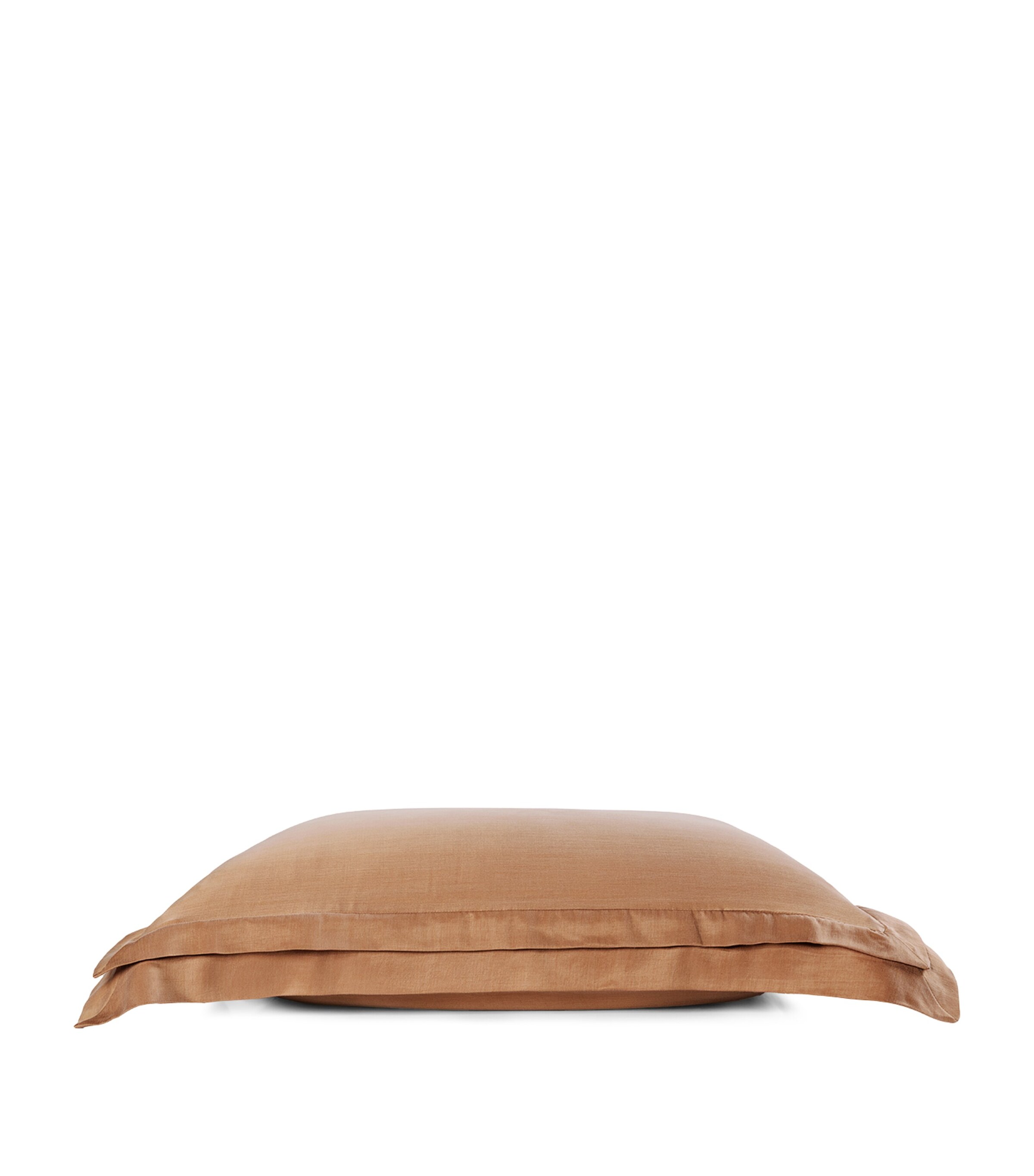 Hamam Alya Frame Oxford Pillowcase (50cm x 70cm) Caramel Image 4
