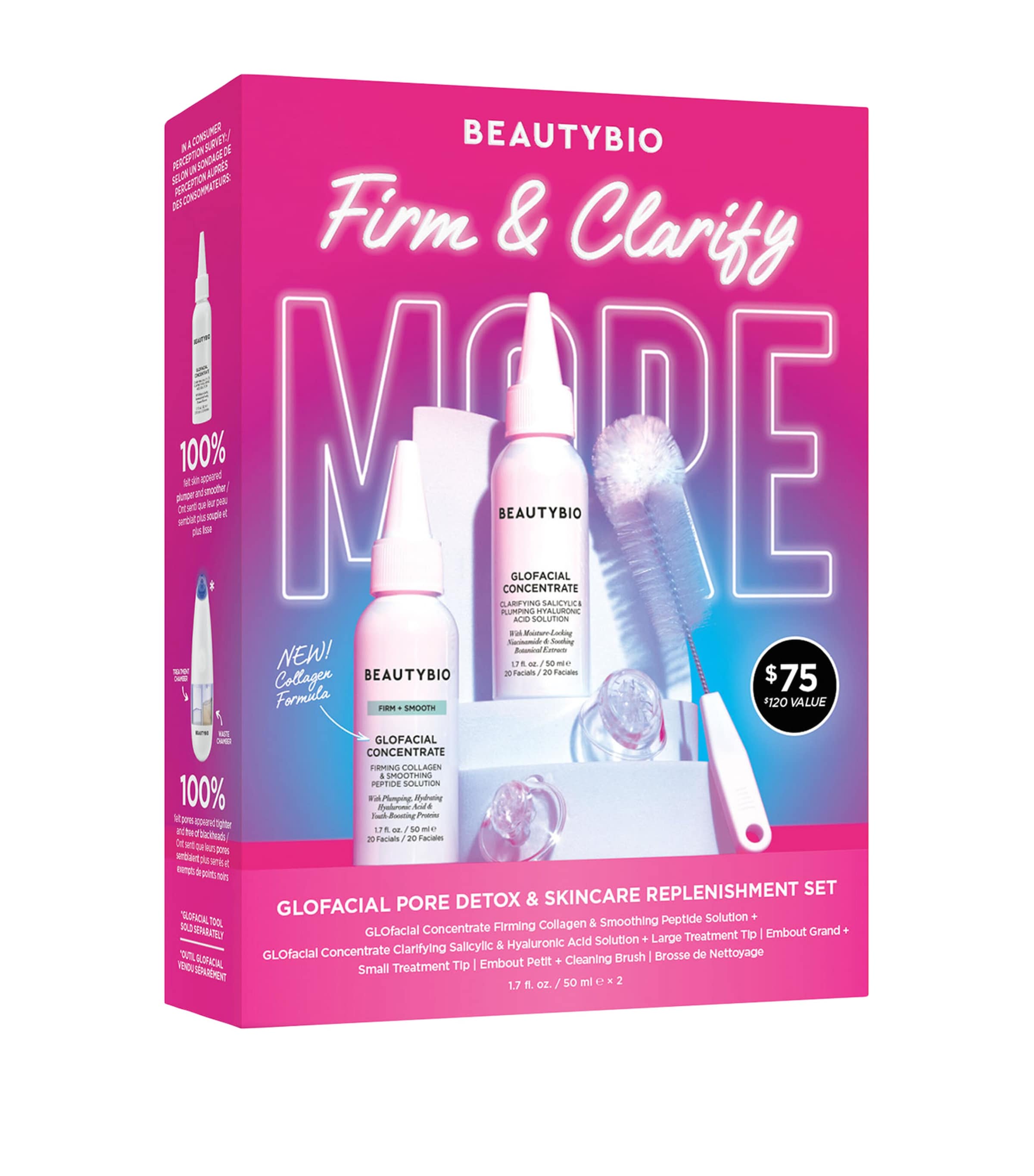 Beautybio Firm And Clarify Gift Set In White