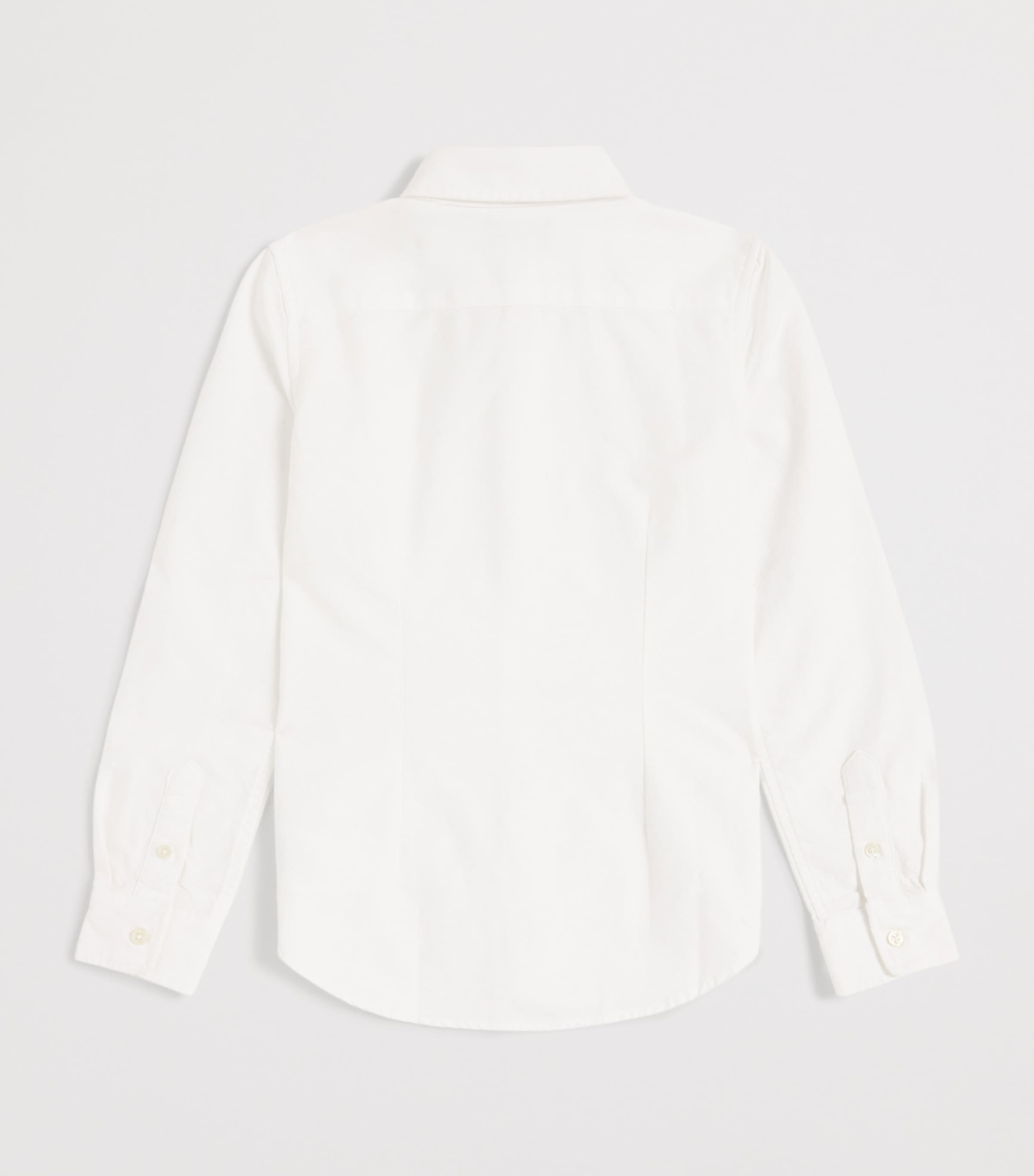 Cotton Logo Shirt (7-16 Years) WHITE Image 2
