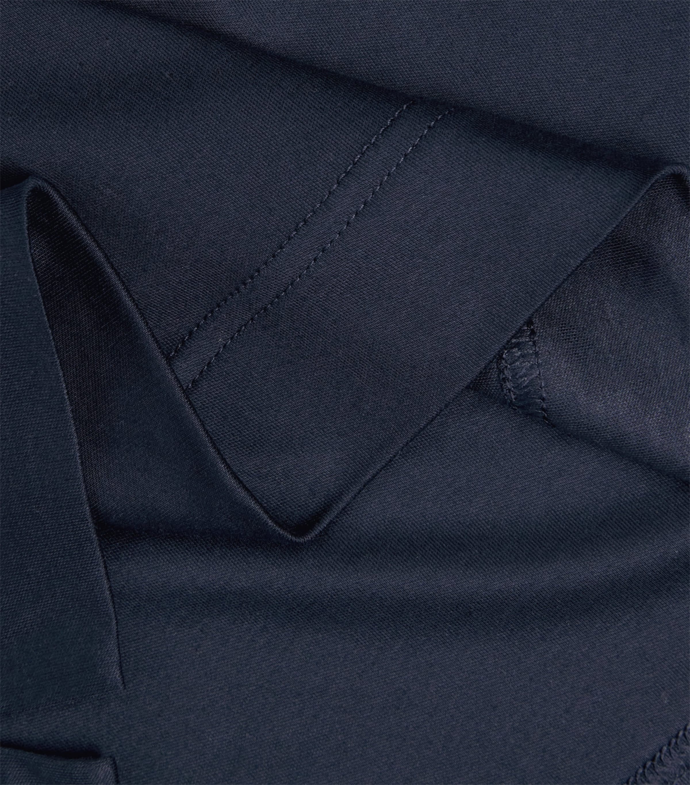 Zimmerli Mens Sustainable Luxury T-Shirt Navy Image 6