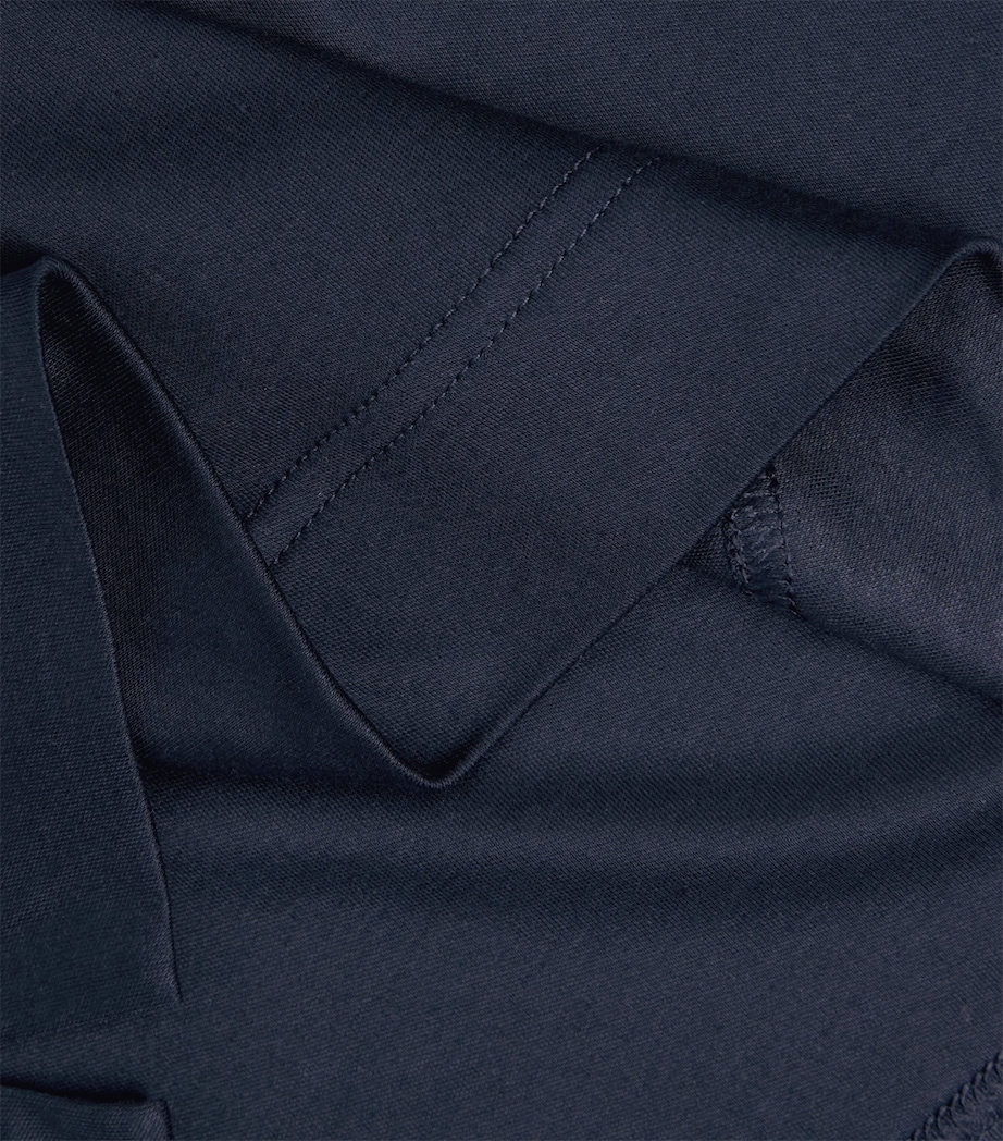 Zimmerli Mens Sustainable Luxury T-Shirt Navy Image 6