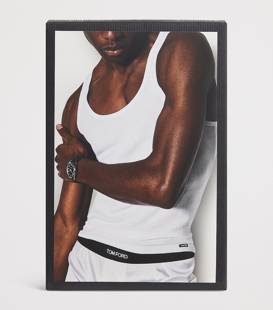 Cotton-Blend Vest 002 BLACK Image 4