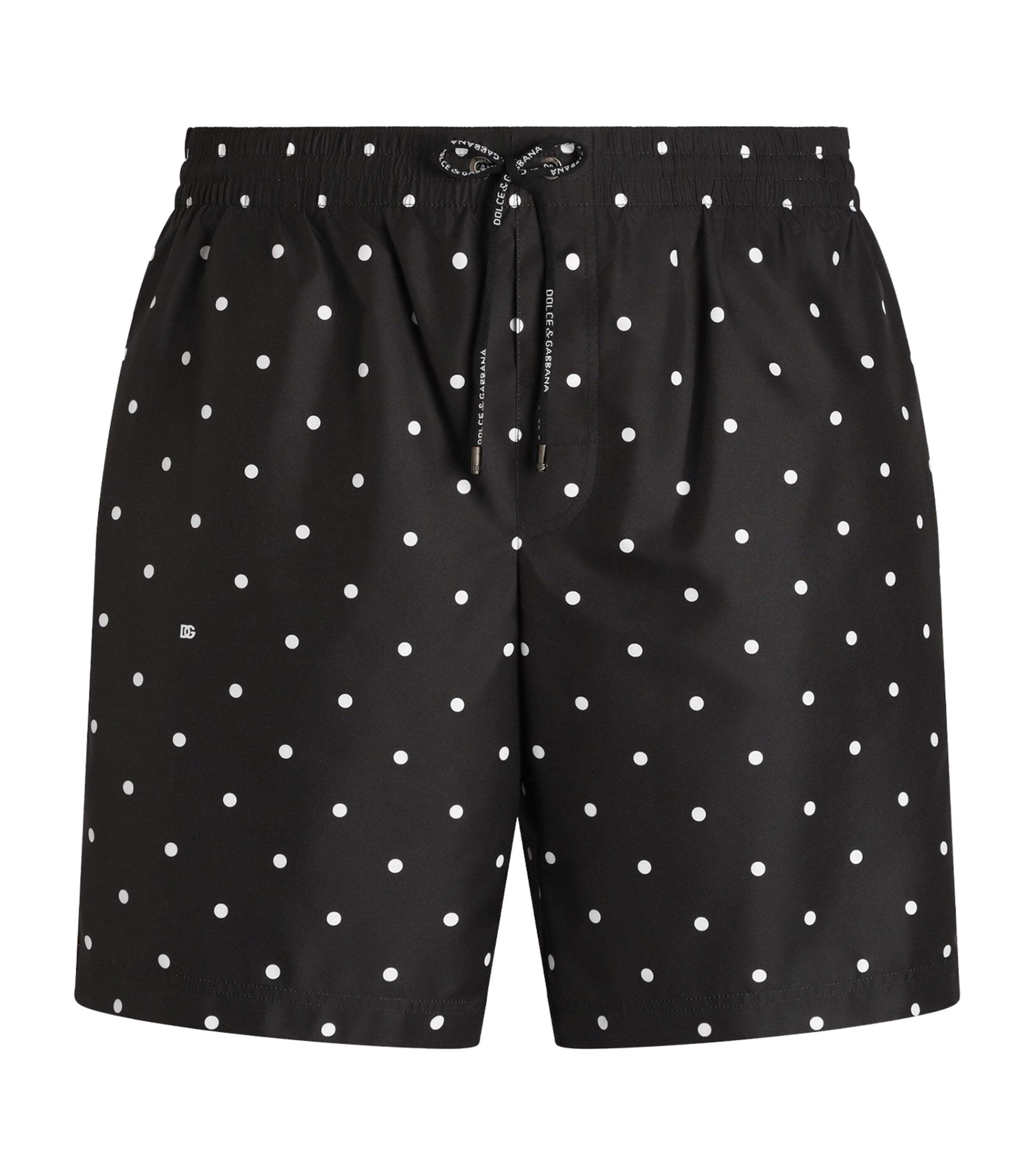 Dolce&Gabbana Mens Polka Dot Swim Shorts Pois Image 1