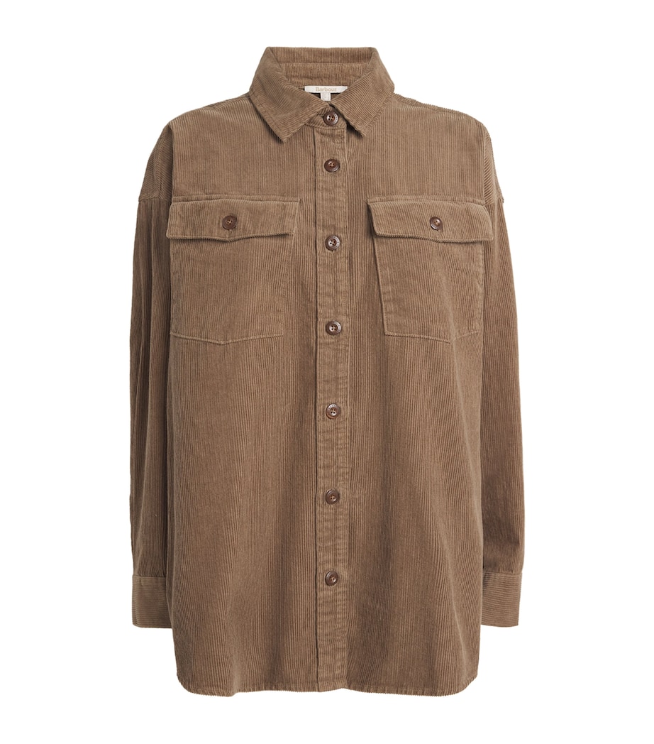 Corduroy Yasmin Shirt MILITARY BROWN Image 1