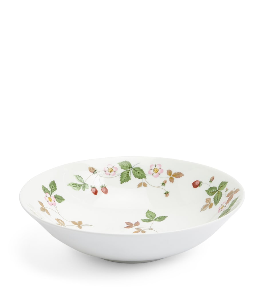Fine Bone China Wild Strawberry Coupe Bowl (20.5cm) MULTI Image 1