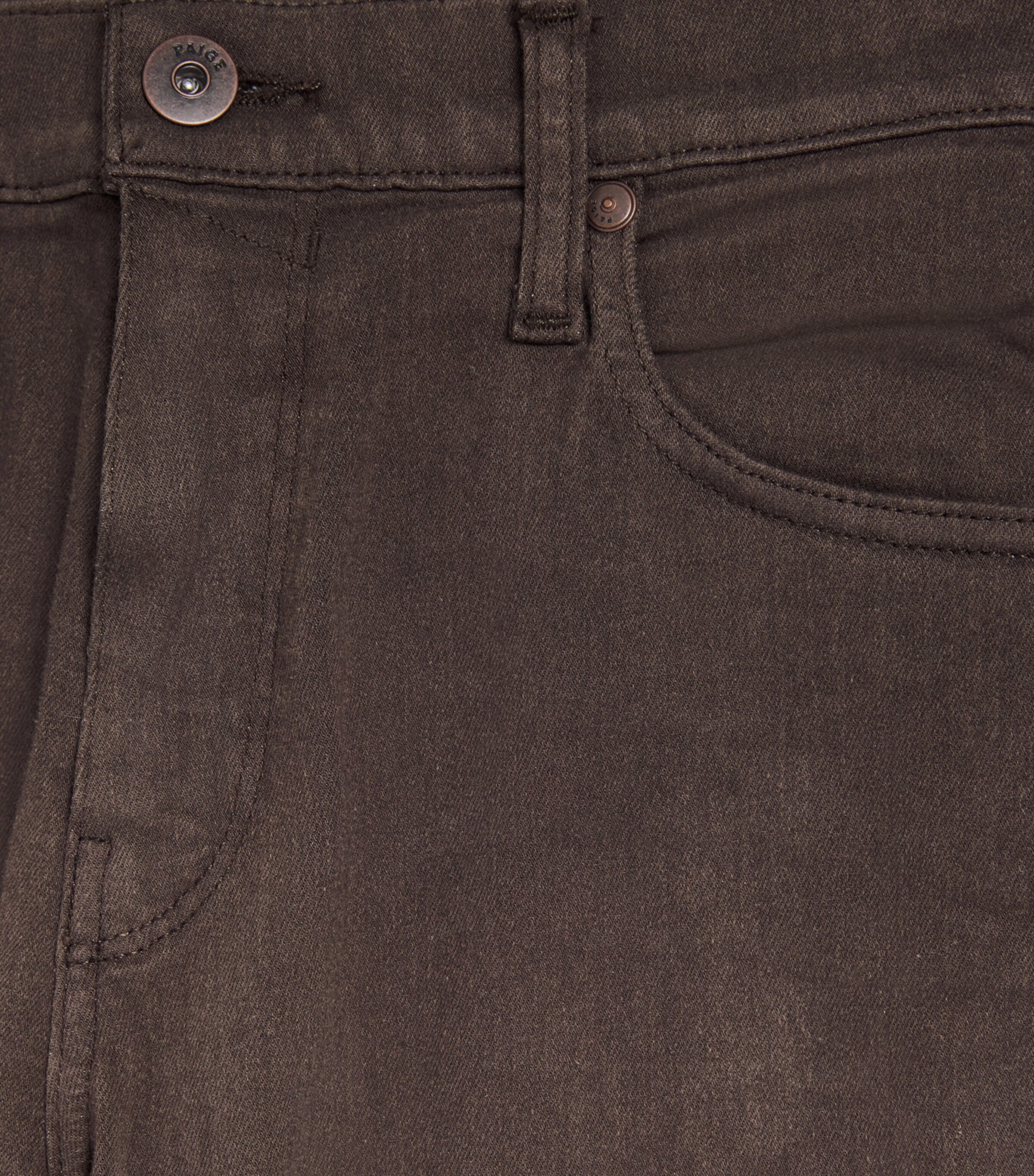 PAIGE Mens Federal Slim-Straight Jeans Vintage Deep Oak Image 5