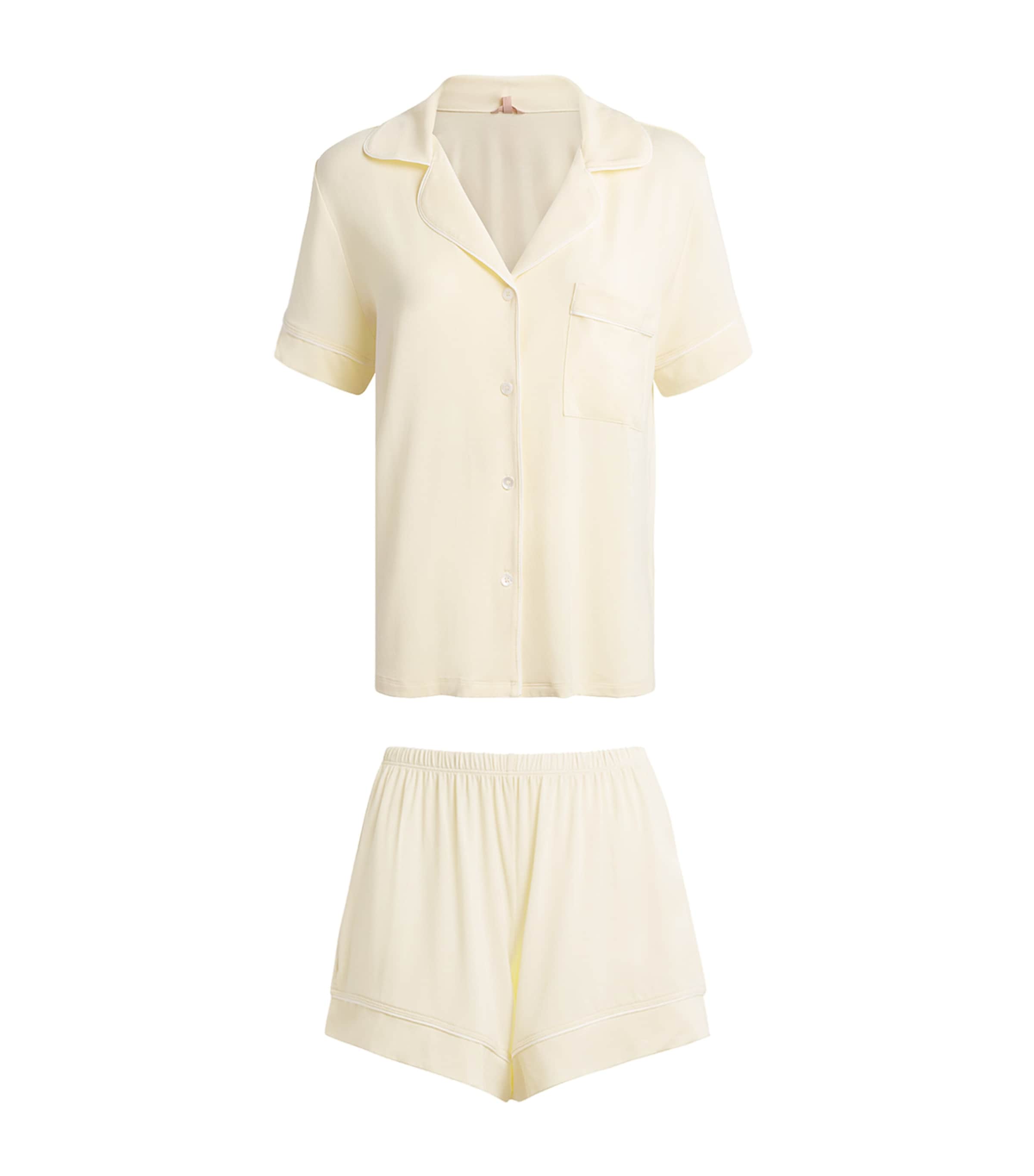 Eberjey Womens Gisele Pyjama Set Bciv Buttercrea Image 1