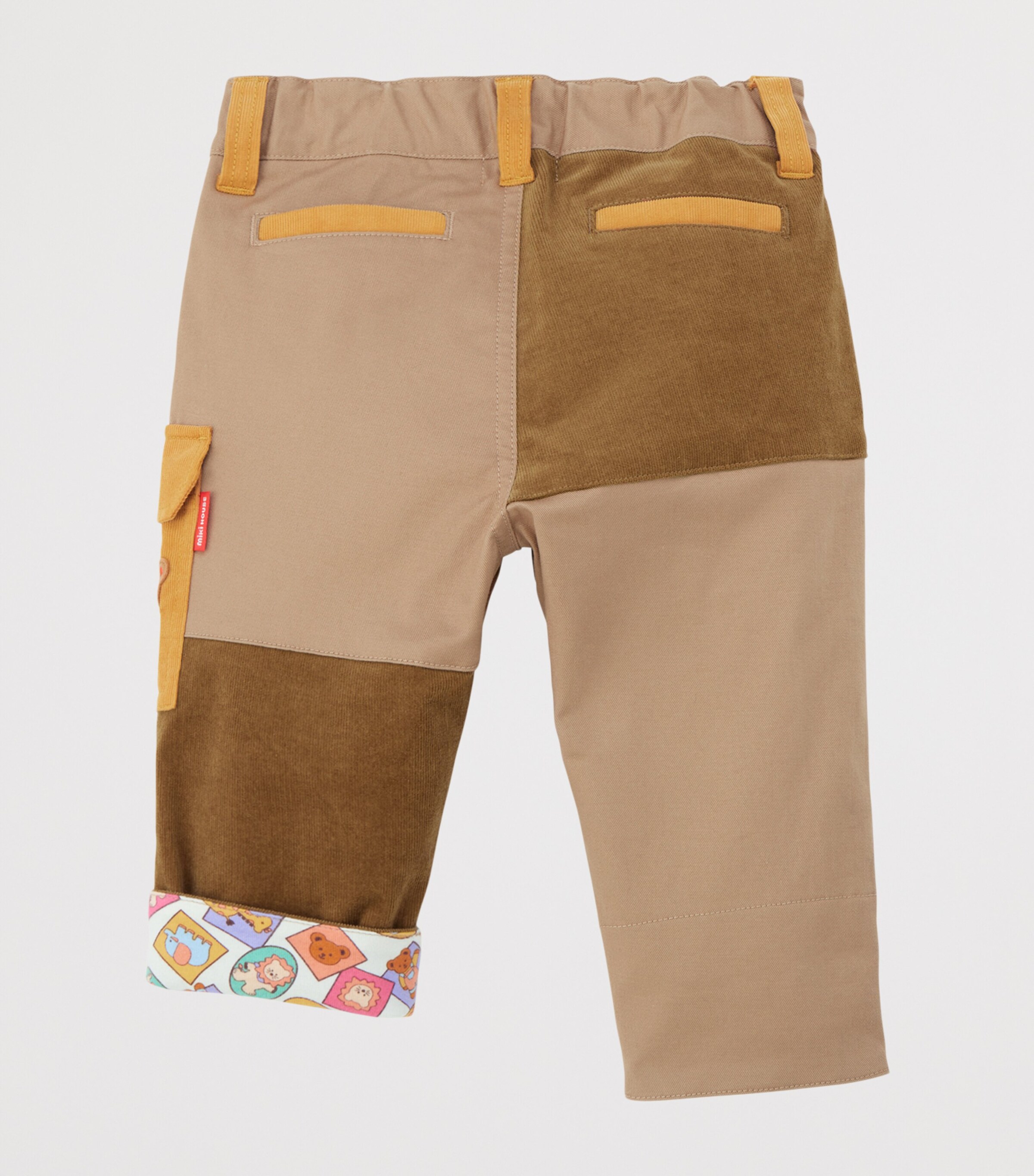 Cotton-Blend Patchwork Embroidered Trousers (2-5 Years) 9 Image 8