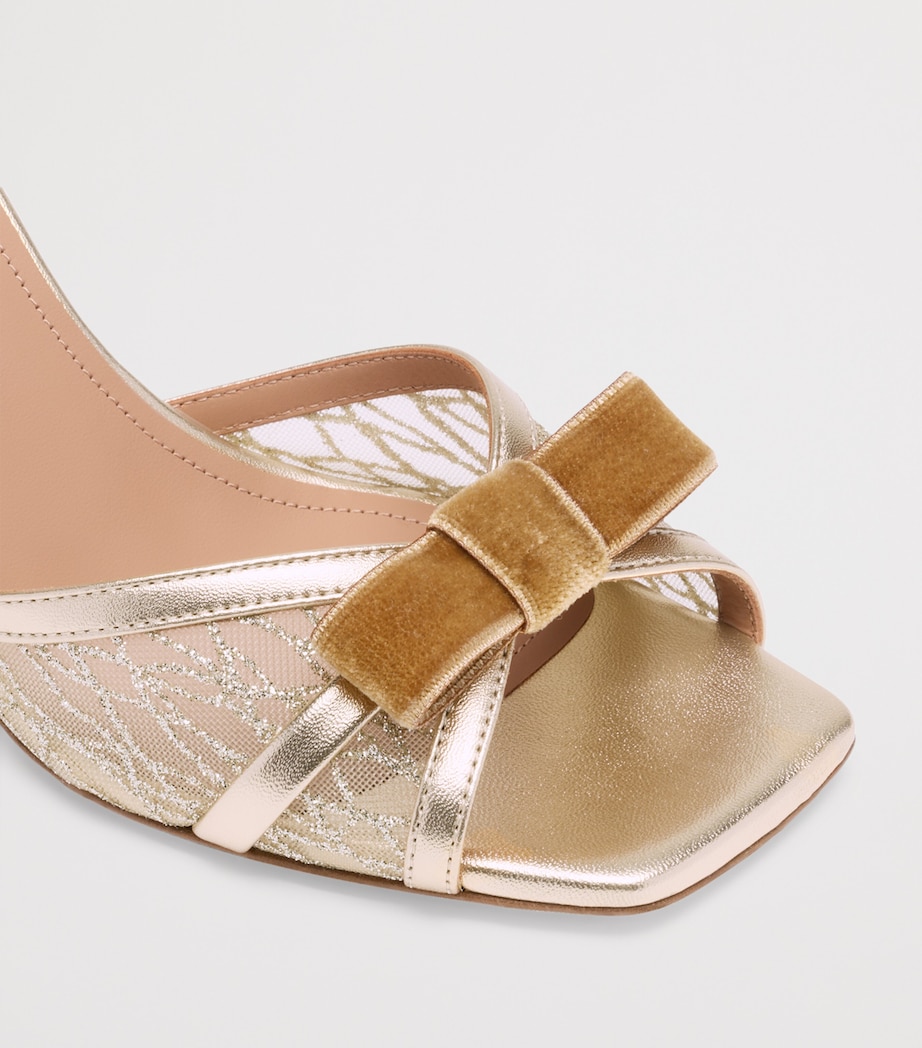 Glittered Perla Heeled Sandals 70 GOLD Image 5