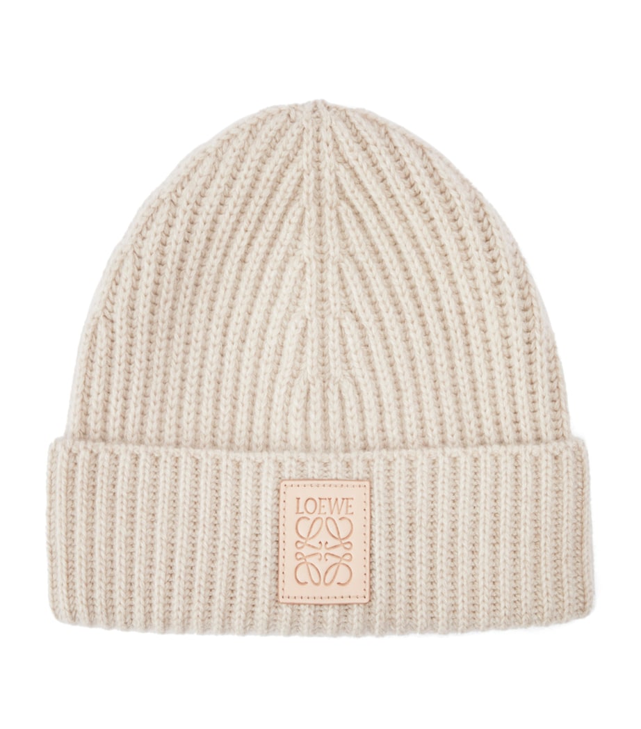 Cashmere Beanie LIGHT BEIGE Image 1