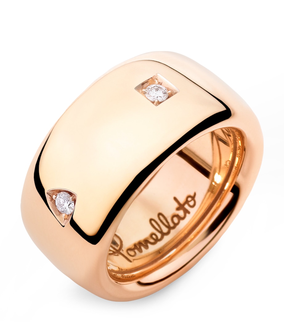 Rose Gold and Diamond Iconica Ring DB000 Image 1