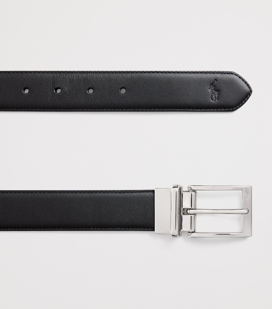 Polo Ralph Lauren Leather Reversible Belt Black Image 4