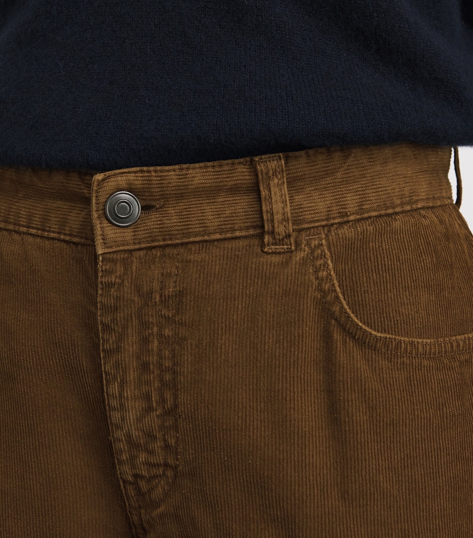 The Row Womens Eglitta Stretch-Cotton Jeans Cinnamon Image 5
