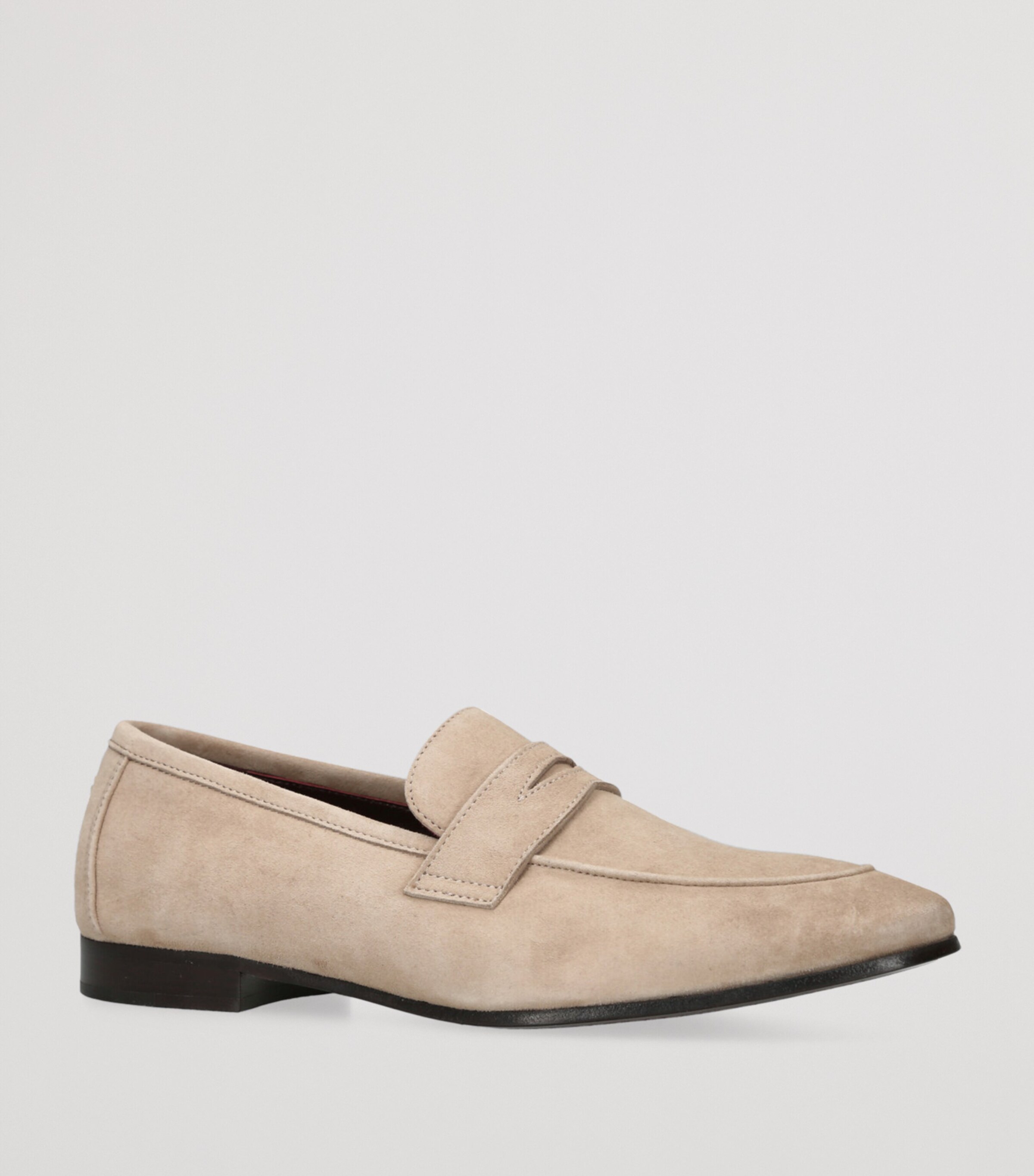 Bougeotte Suede Flaneur Loafers Camel Image 3