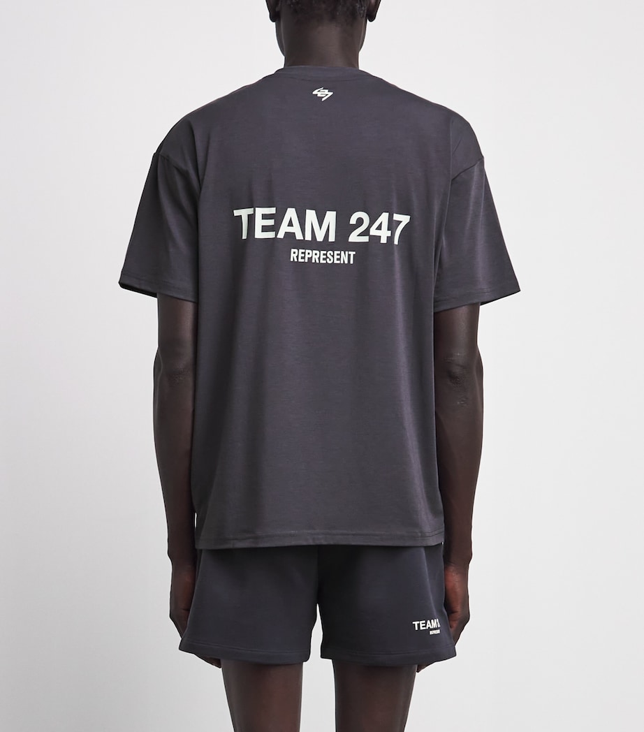 Represent 247 Mens Team 247 T-Shirt Graphene/fern Image 5